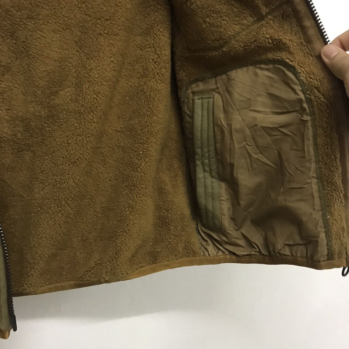 Japanese Brand Vintage Nolleys Military Style Reversible Sherpa Vest Jacket Size US L / EU 52-54 / 3 - 10 Thumbnail