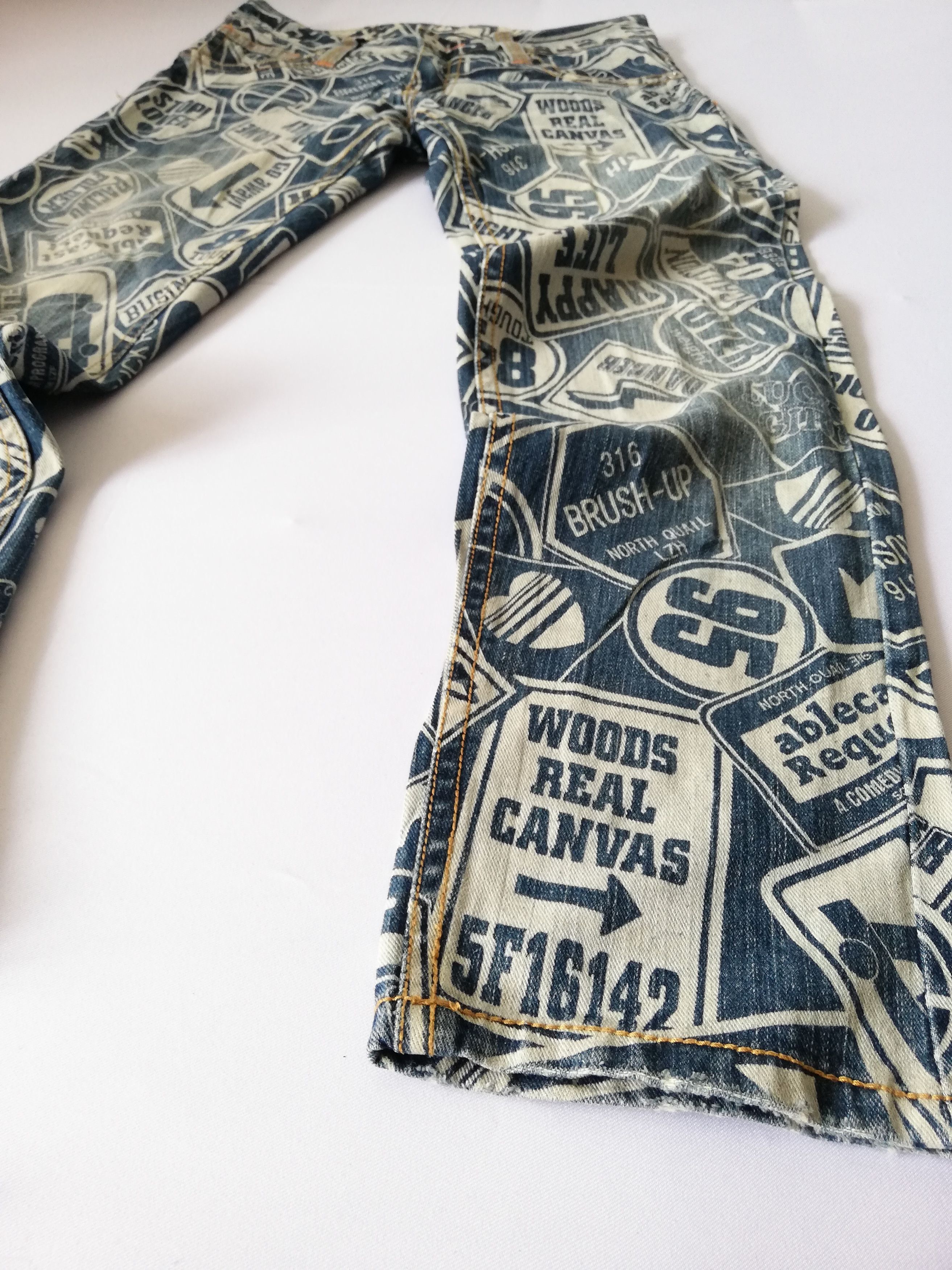 Other Surf Girl All Overprint Jeans Size US 30 / EU 46 - 6 Thumbnail