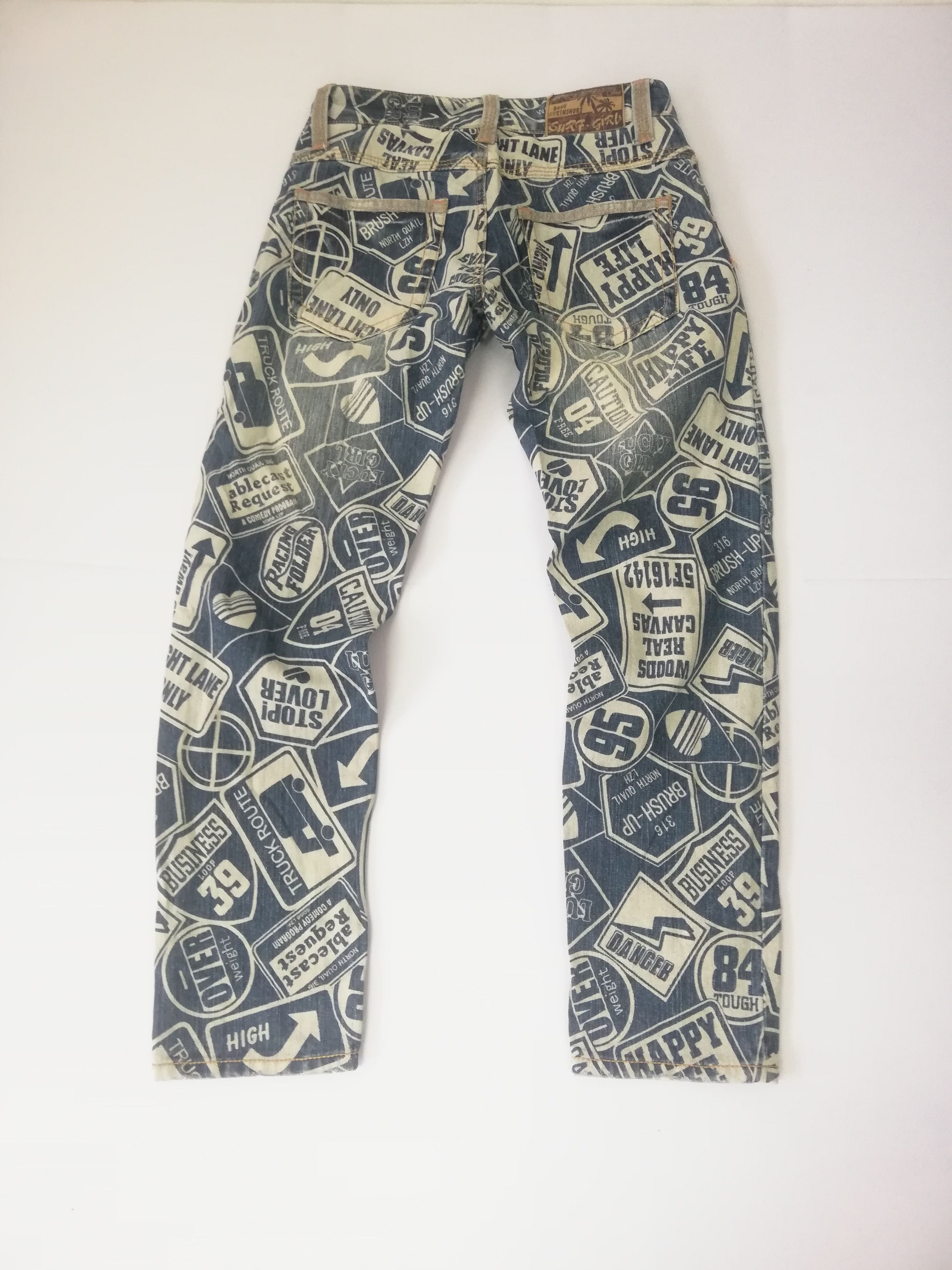 Other Surf Girl All Overprint Jeans Size US 30 / EU 46 - 2 Thumbnail