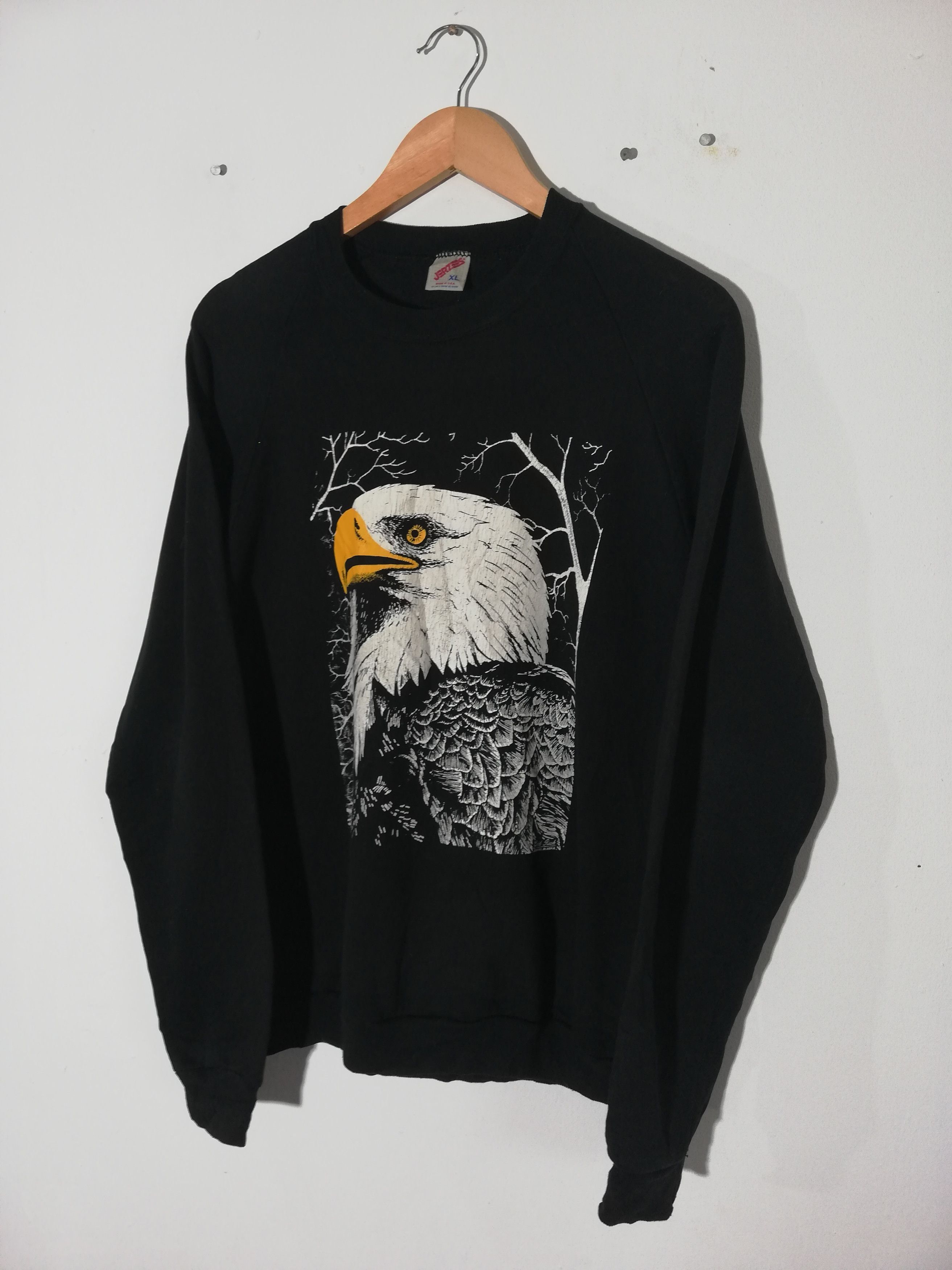 Jerzees × Vintage Vintage 80's American Head Eagle Size US XL / EU 56 / 4 - 1 Thumbnail