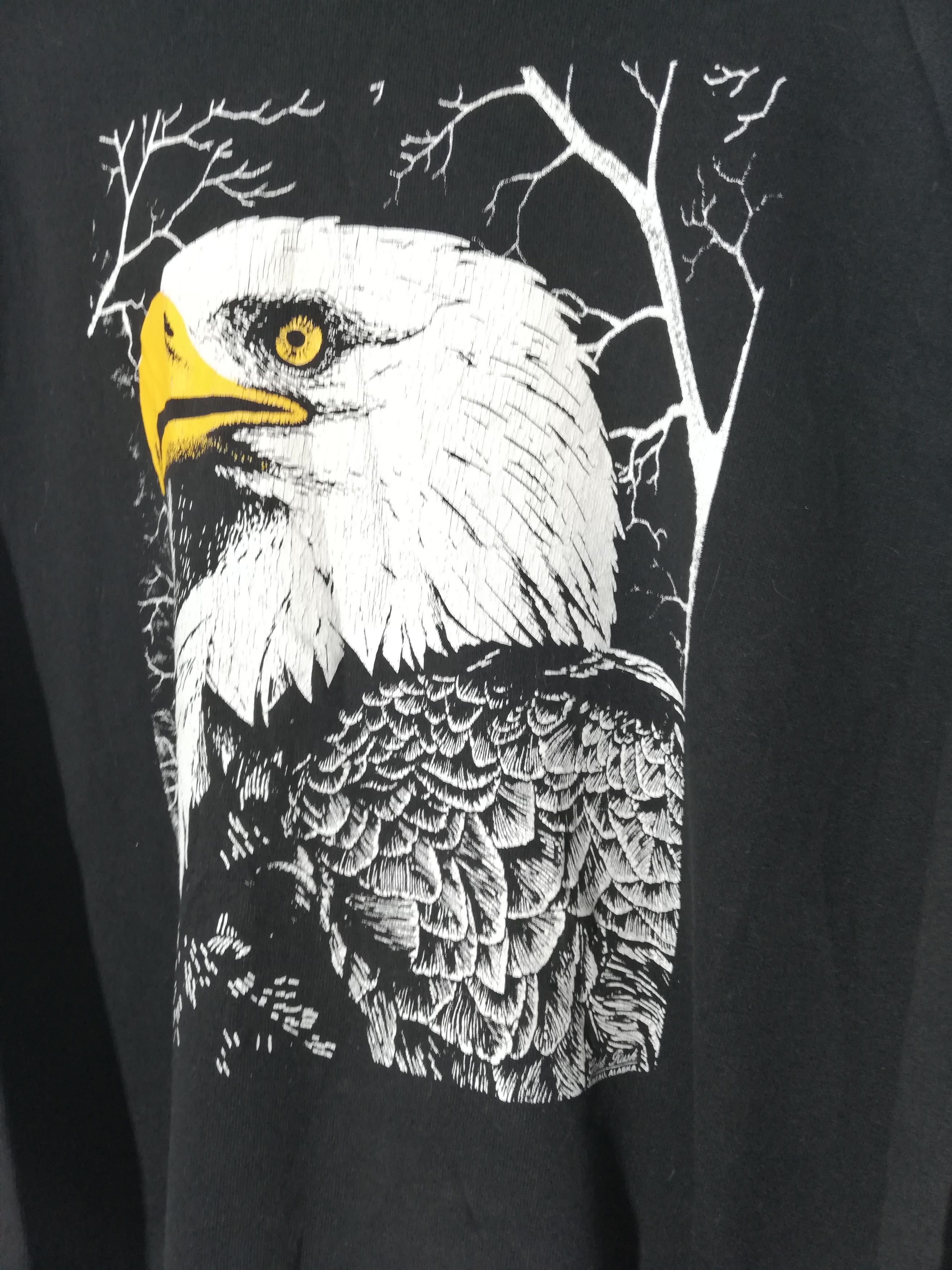 Jerzees × Vintage Vintage 80's American Head Eagle Size US XL / EU 56 / 4 - 4 Thumbnail