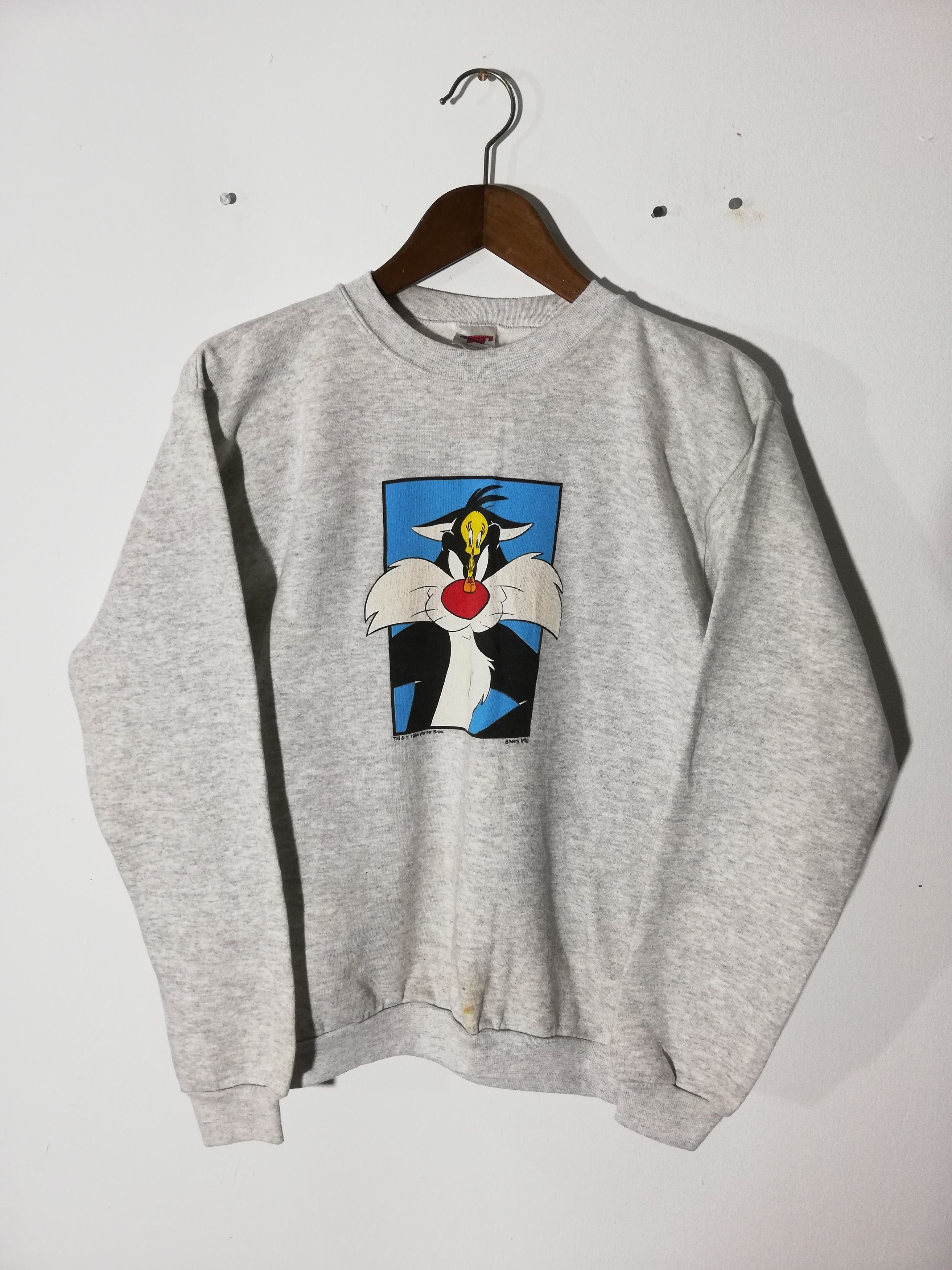Vintage × Warner Bros Vintage sylvester & tweety Sweetshirt Size US M / EU 48-50 / 2 - 1 Thumbnail