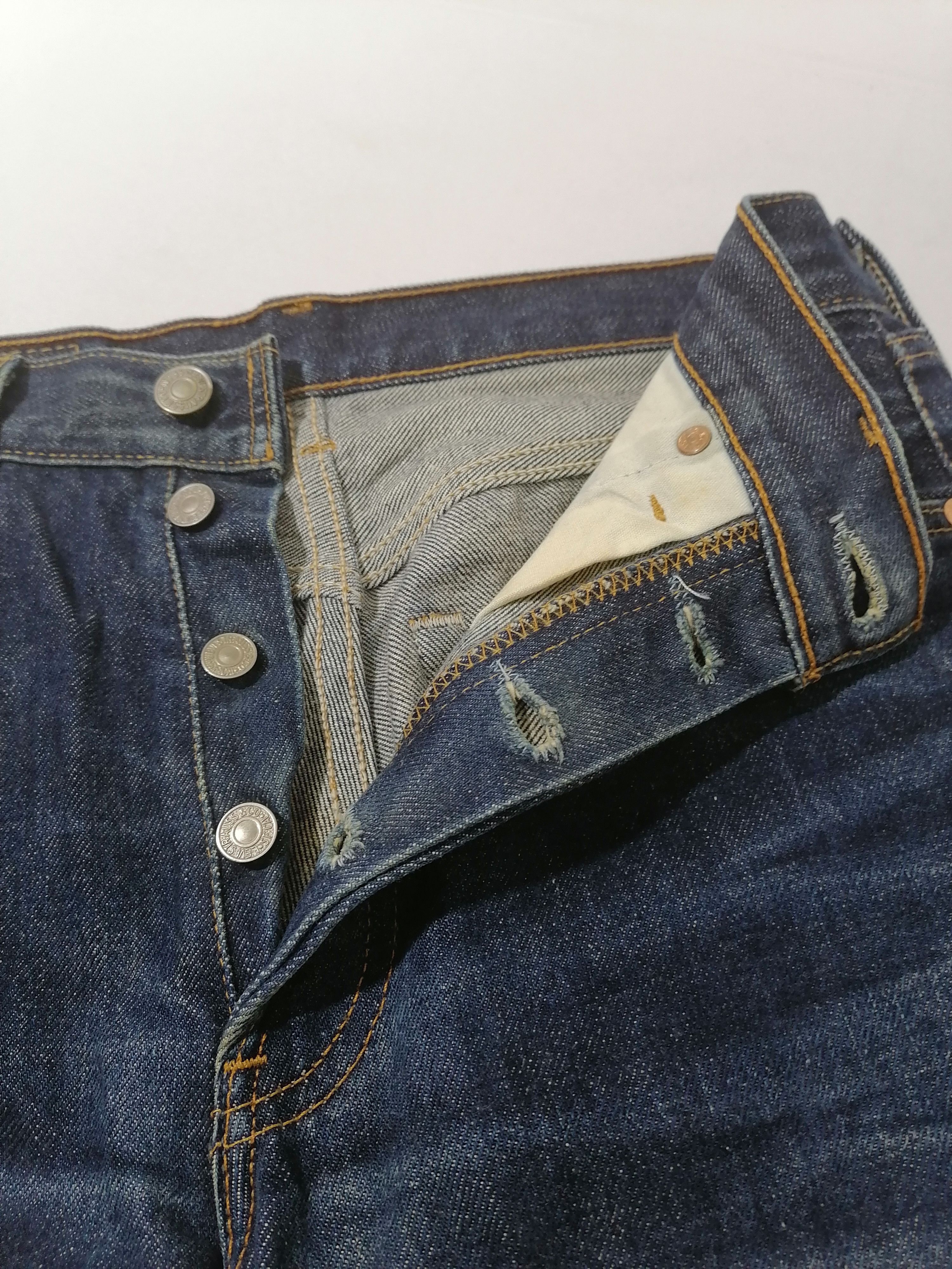 Levi's × Levi's Vintage Clothing 501xx Levi's Strauss Fly Button Denim Jeans Size US 29 - 4 Thumbnail