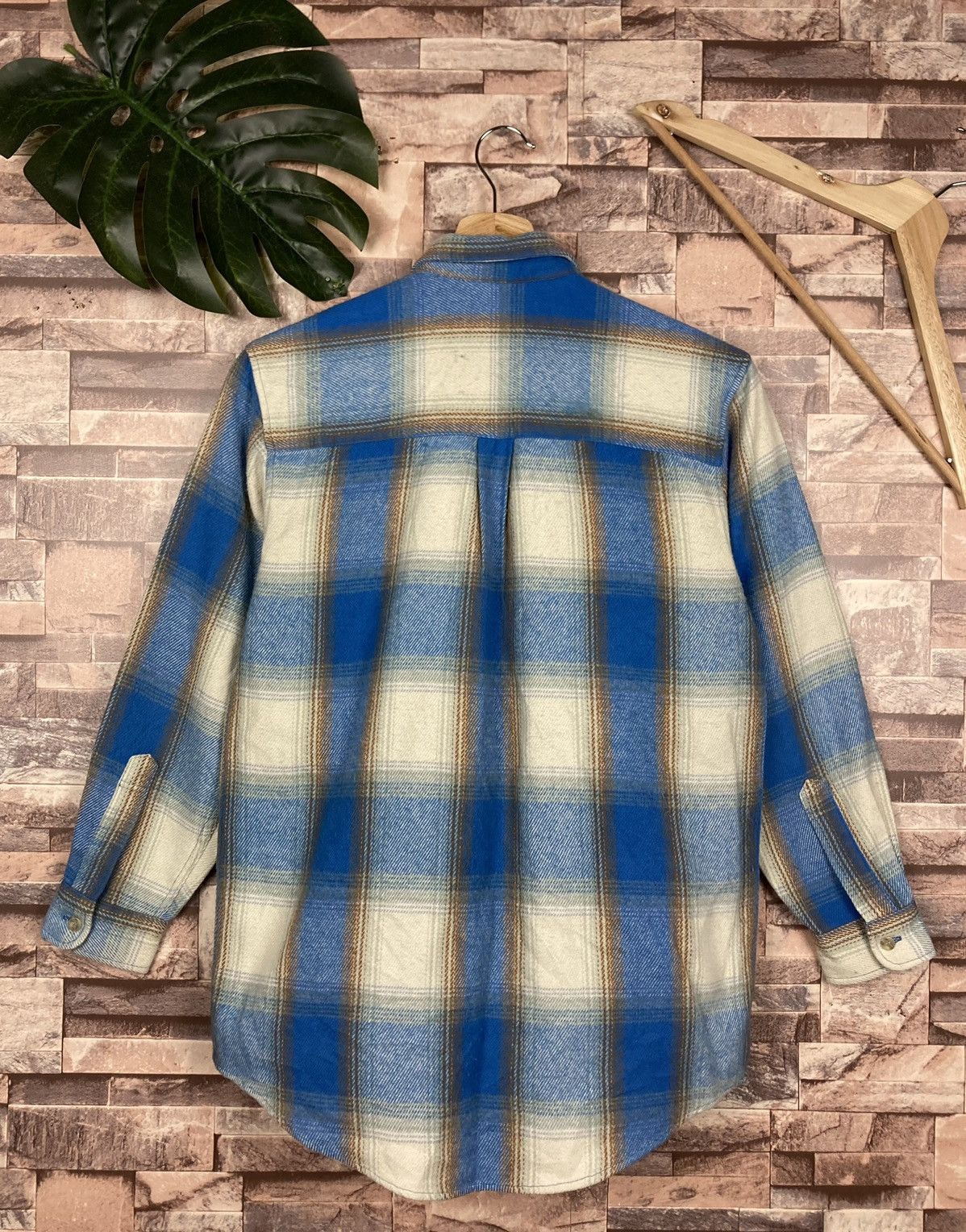 Flannel × Japanese Brand Flannel shirt Jeans Style #T17-2 Size US XXS / EU 40 - 2 Thumbnail