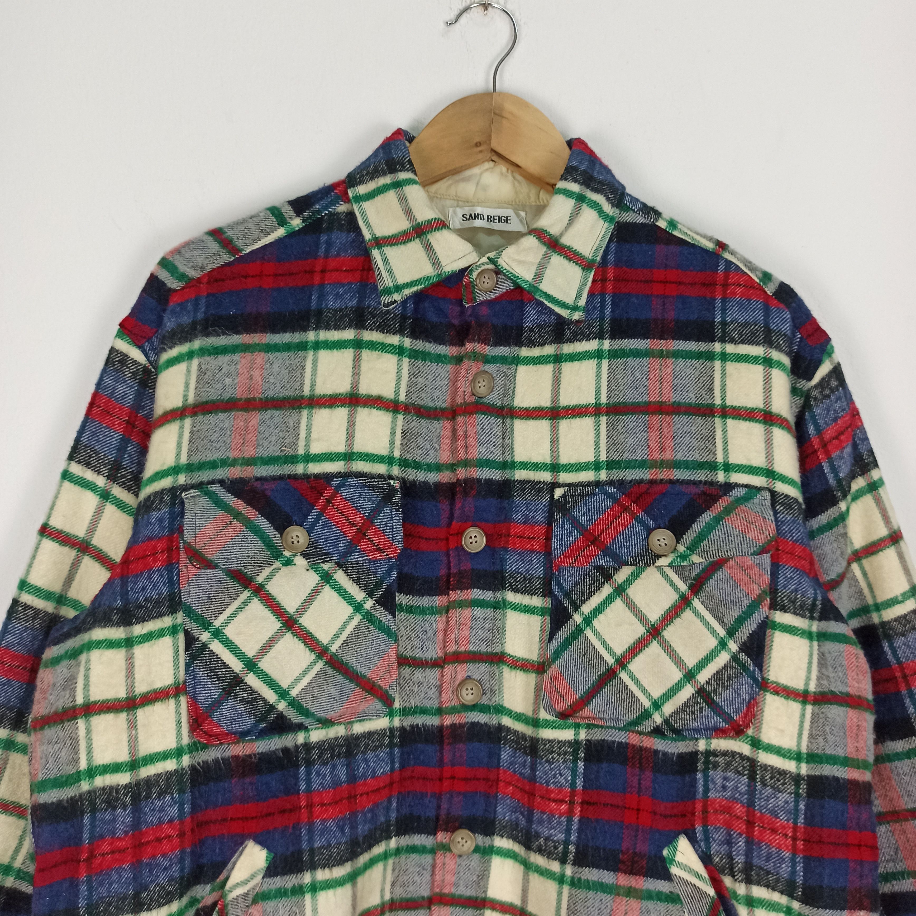 Flannel Rare Flannel Sand Beige Japanese Brand Size US M / EU 48-50 / 2 - 2 Thumbnail