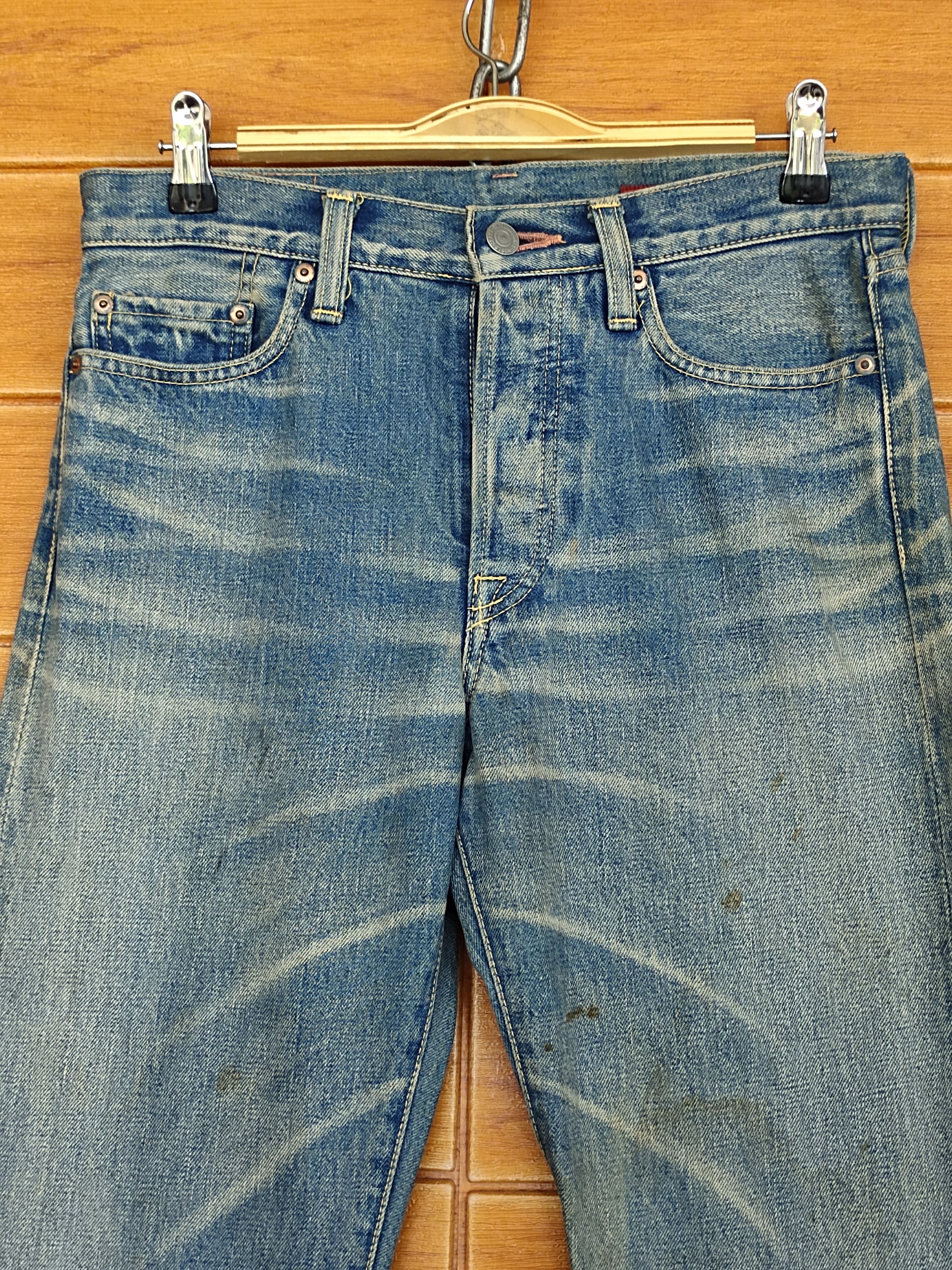 Kapital Vtg 90s Kapital Clawmark Selvedge Long Style Jeans Size US 28 / EU 44 - 2 Thumbnail