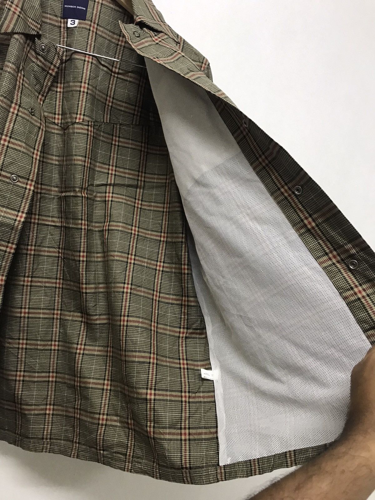 Japanese Brand × Number (N)ine × Takahiromiyashita The Soloist. Vintage Number (N)ine Nova Check Style Western Shirt Size US M / EU 48-50 / 2 - 11 Thumbnail