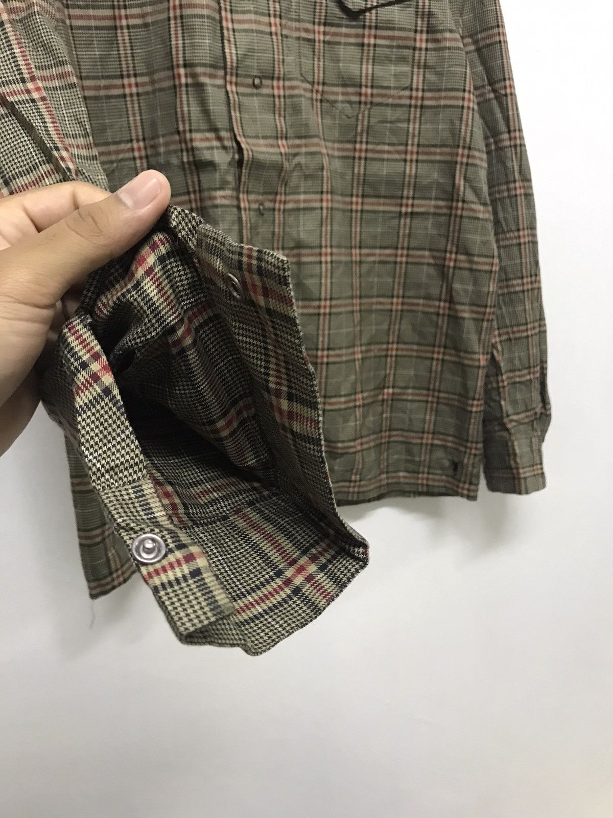 Japanese Brand × Number (N)ine × Takahiromiyashita The Soloist. Vintage Number (N)ine Nova Check Style Western Shirt Size US M / EU 48-50 / 2 - 5 Thumbnail