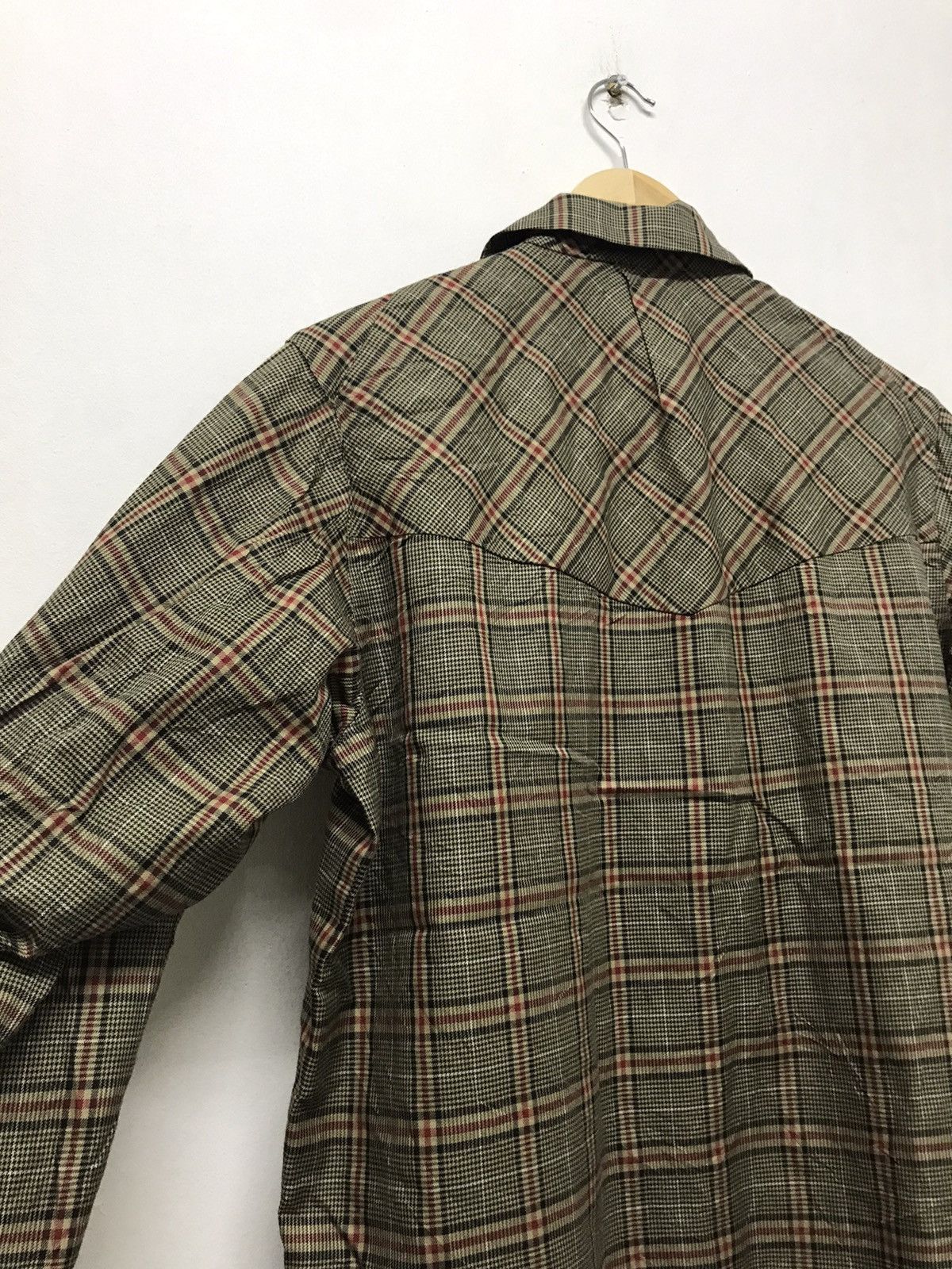 Japanese Brand × Number (N)ine × Takahiromiyashita The Soloist. Vintage Number (N)ine Nova Check Style Western Shirt Size US M / EU 48-50 / 2 - 14 Thumbnail