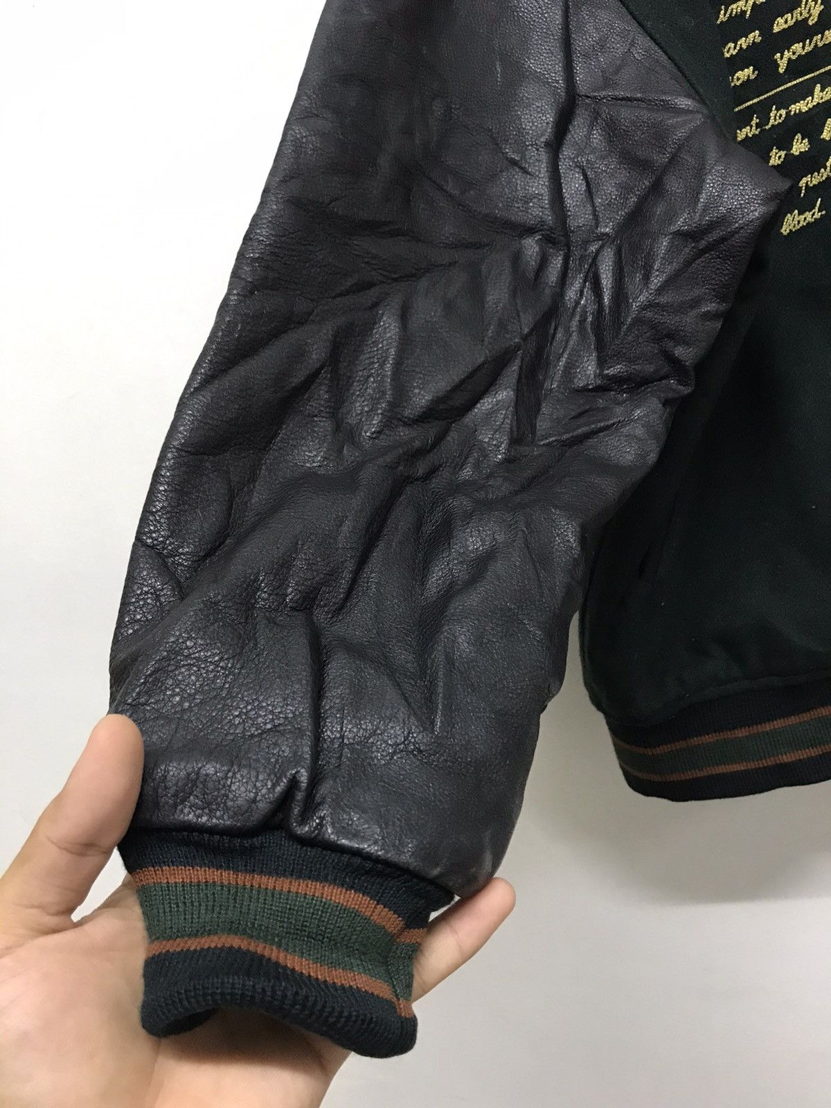 Japanese Brand Vintage Neo Blood Varsity Jacket Arm Leather Size US XL / EU 56 / 4 - 7 Thumbnail