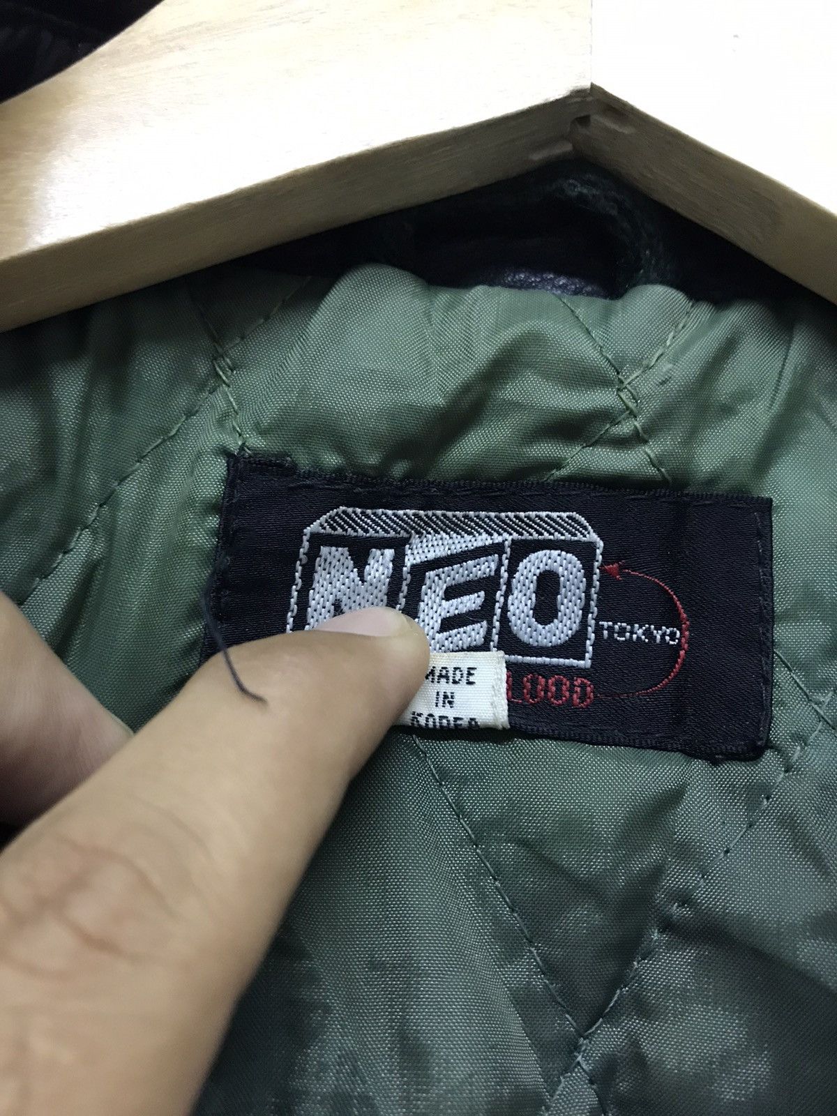 Japanese Brand Vintage Neo Blood Varsity Jacket Arm Leather Size US XL / EU 56 / 4 - 12 Thumbnail