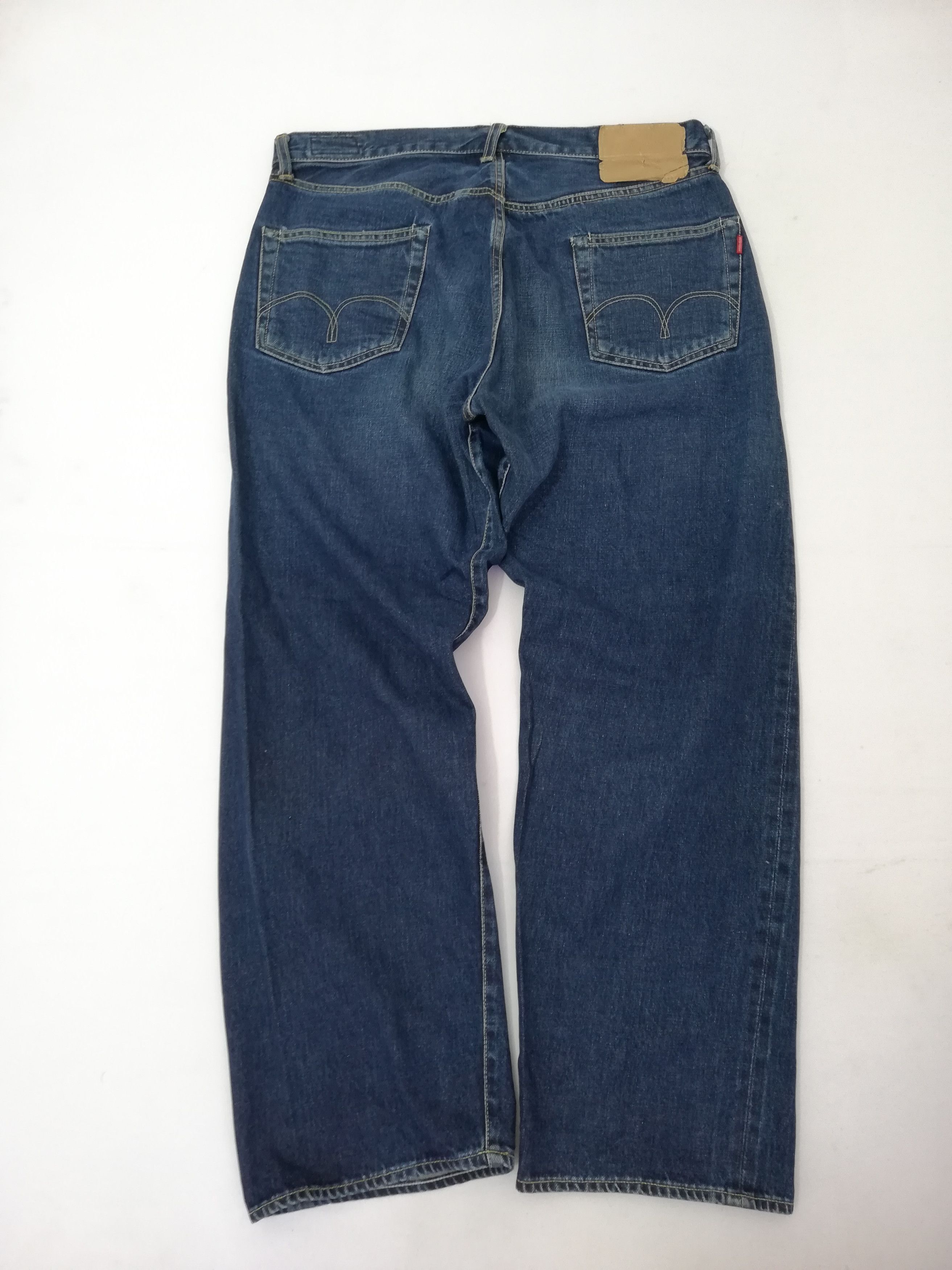 Japanese Brand Bartack Denim Selvedge Jeans Japan Size US 36 / EU 52 - 3 Thumbnail