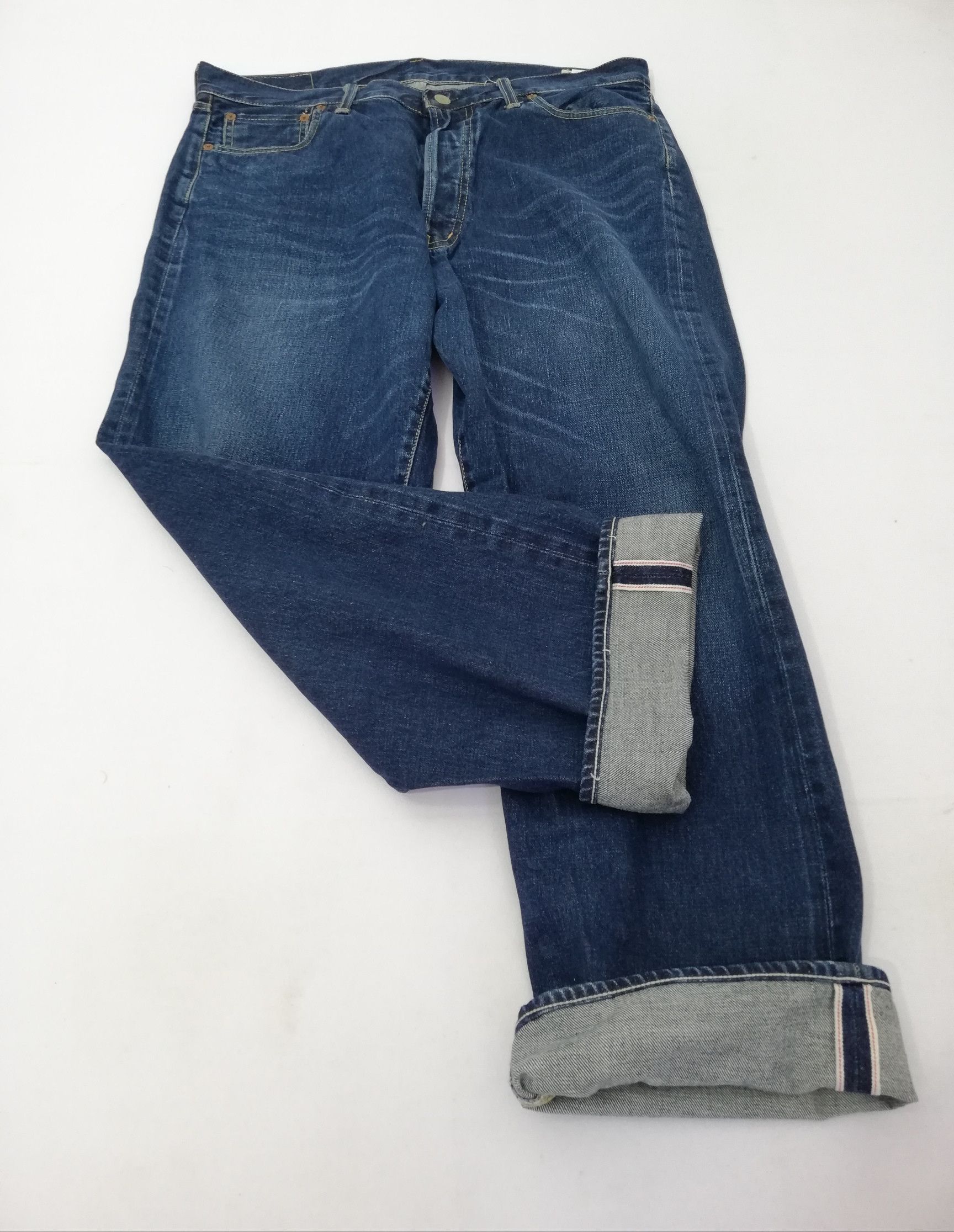 Japanese Brand Bartack Denim Selvedge Jeans Japan Size US 36 / EU 52 - 4 Thumbnail