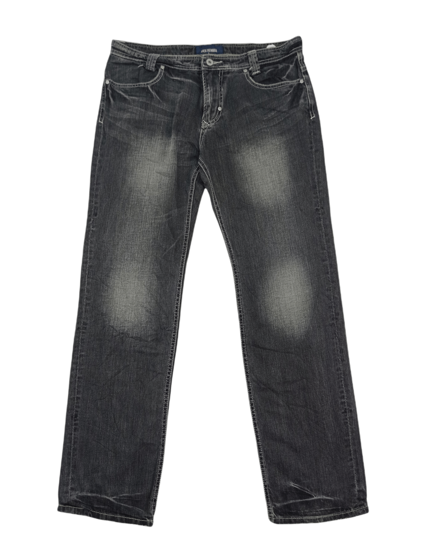 Other Back Number Black Denim Pants Size US 34 / EU 50 - 1 Thumbnail