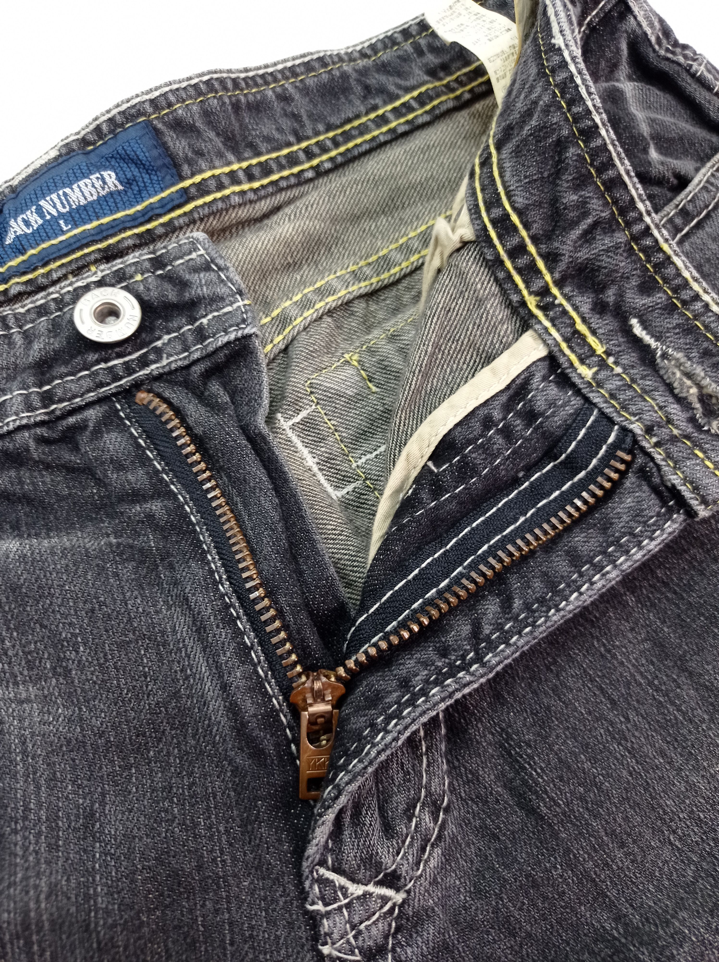 Other Back Number Black Denim Pants Size US 34 / EU 50 - 5 Thumbnail