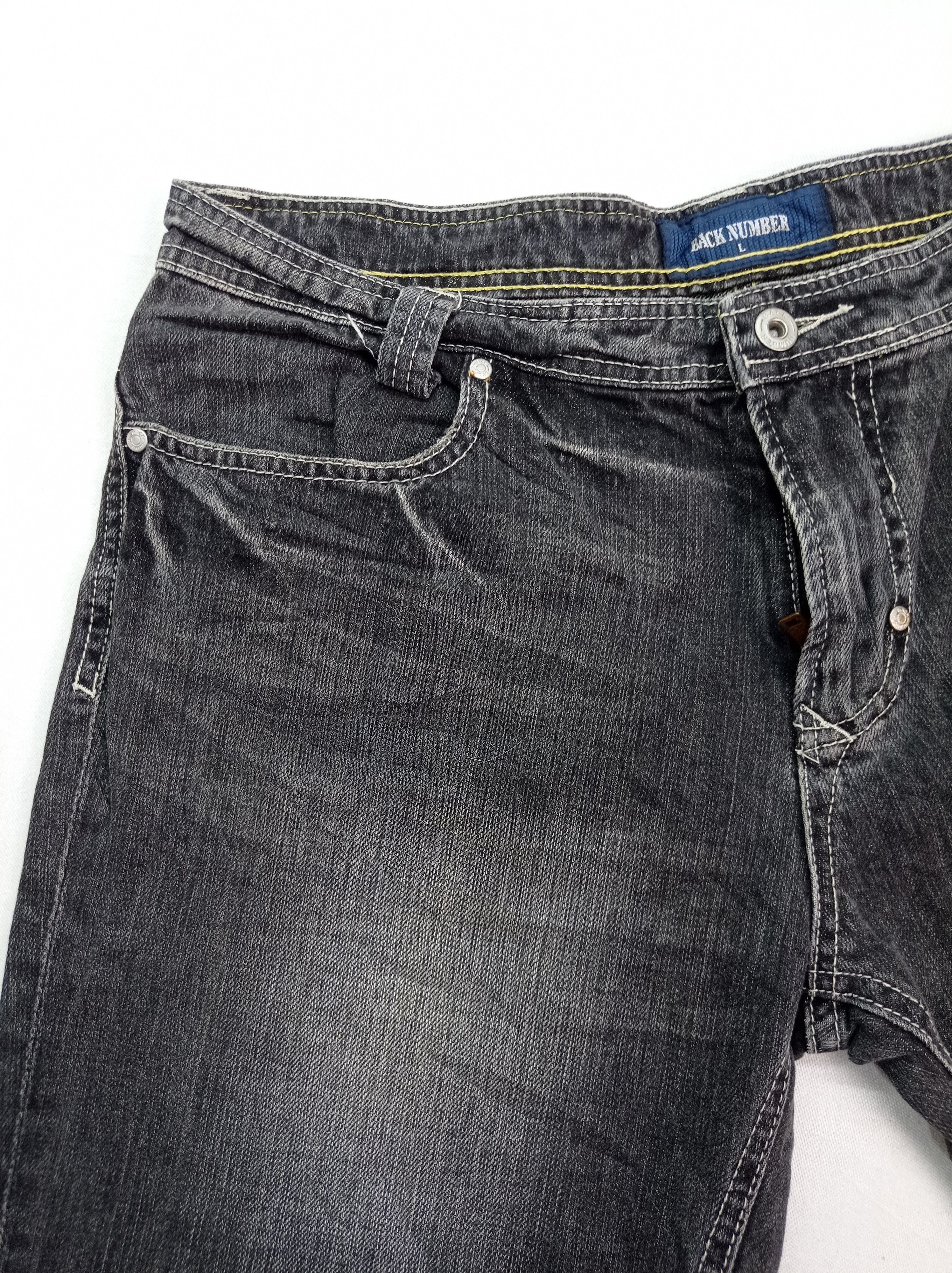 Other Back Number Black Denim Pants Size US 34 / EU 50 - 7 Thumbnail