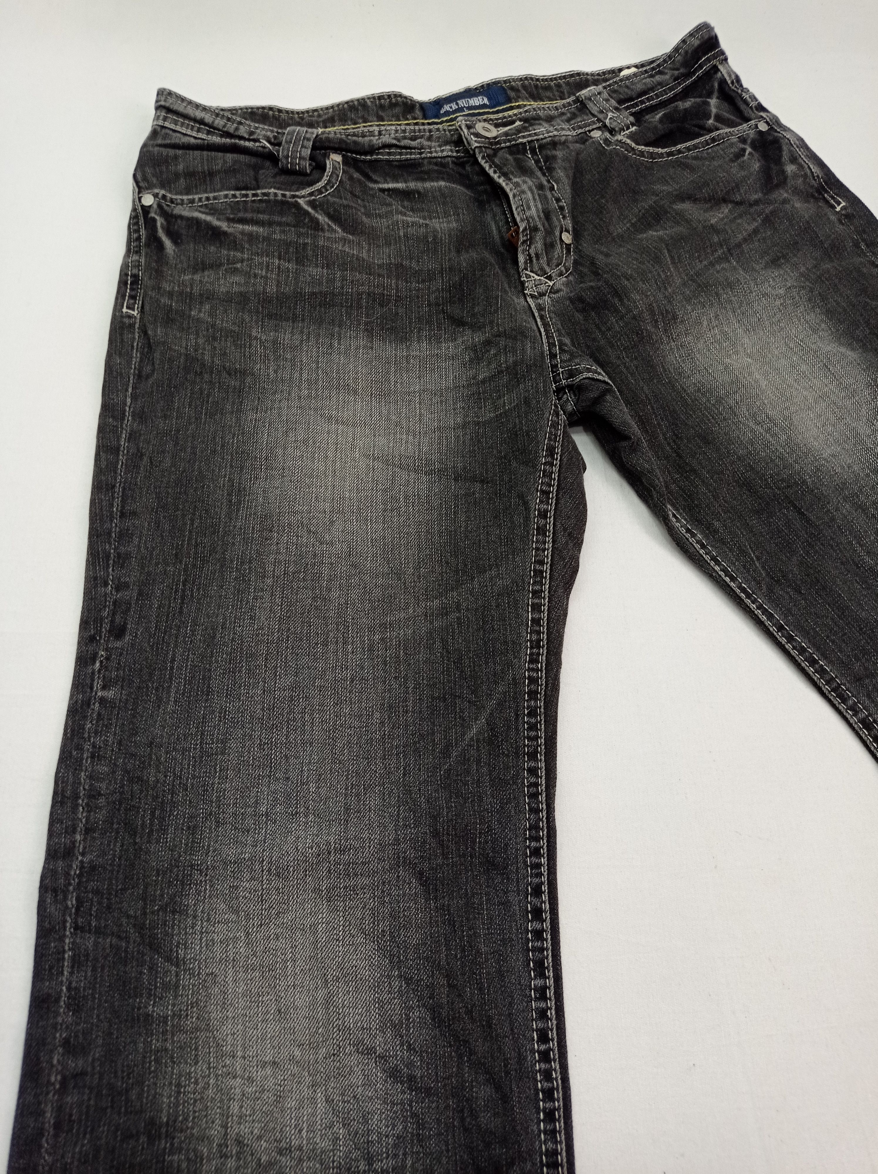 Other Back Number Black Denim Pants Size US 34 / EU 50 - 8 Thumbnail