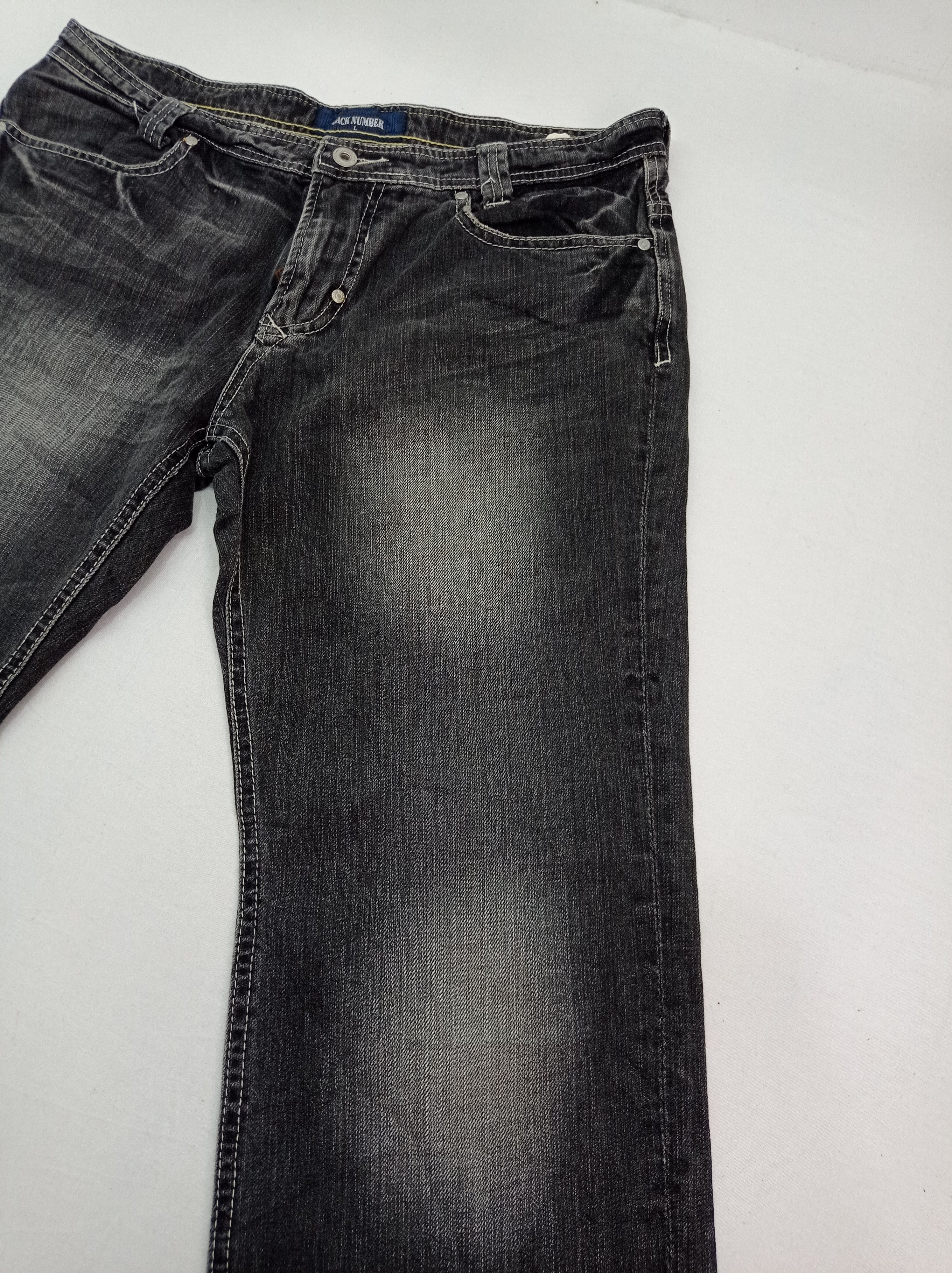 Other Back Number Black Denim Pants Size US 34 / EU 50 - 9 Thumbnail