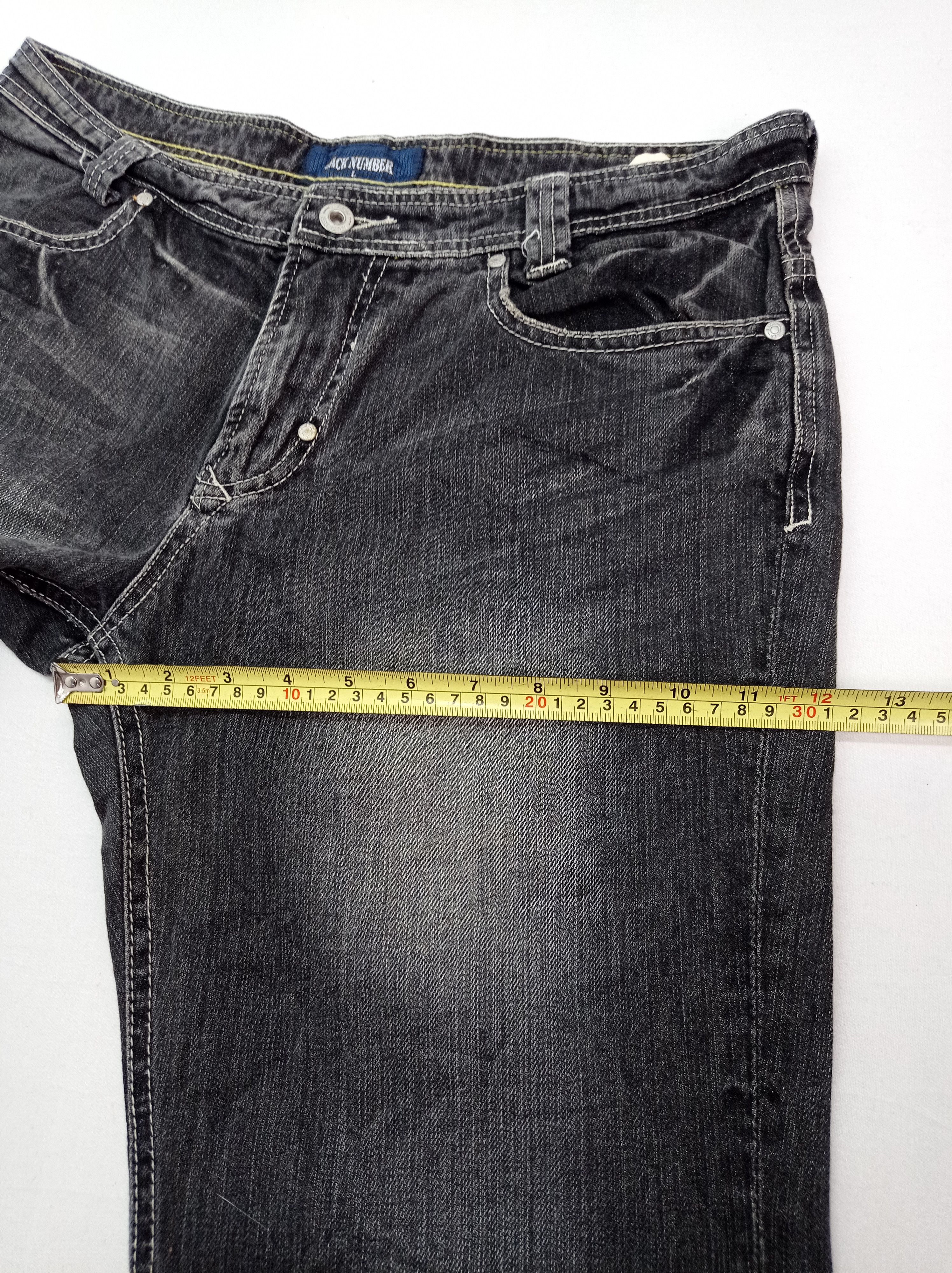 Other Back Number Black Denim Pants Size US 34 / EU 50 - 20 Thumbnail