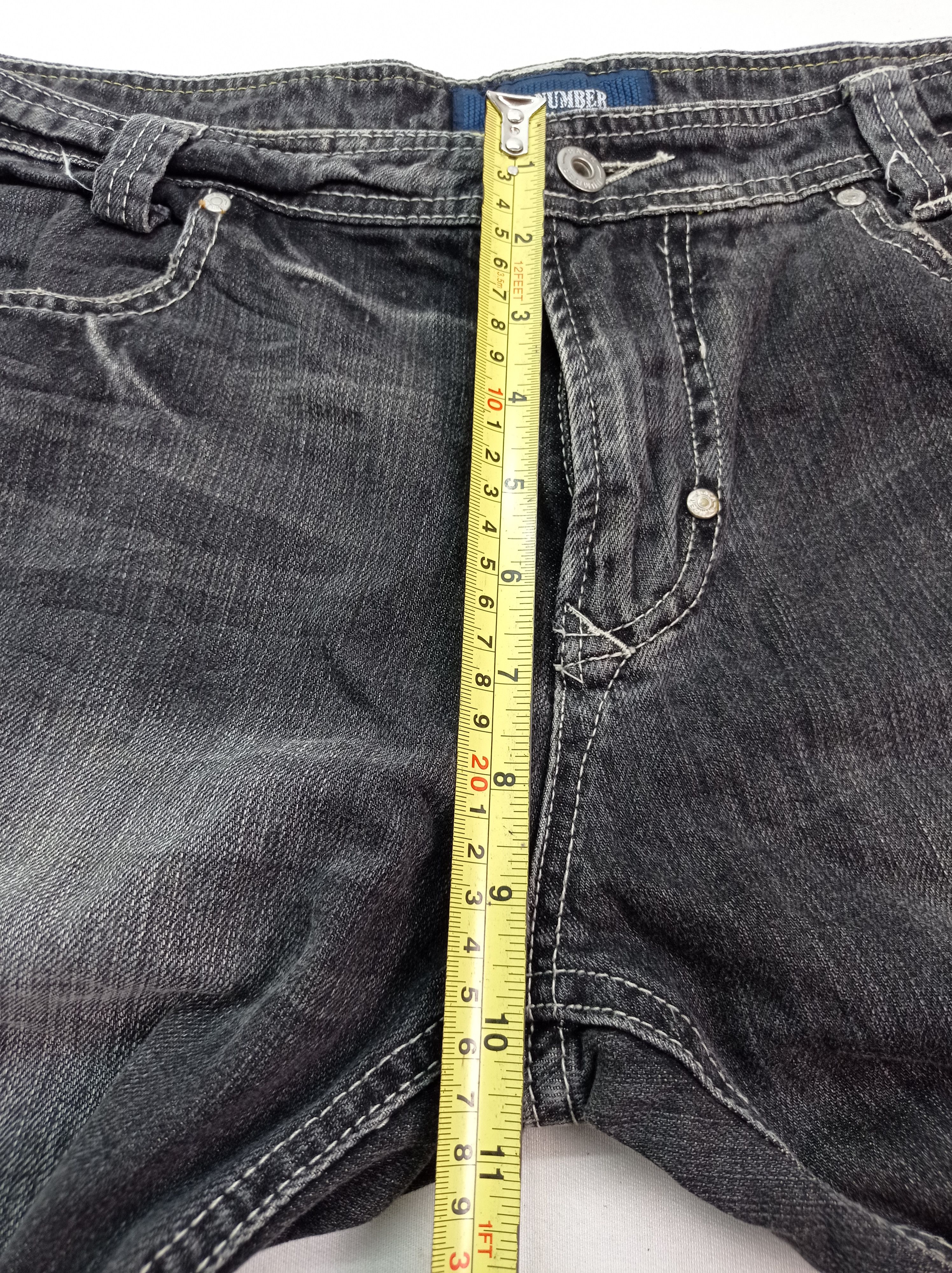 Other Back Number Black Denim Pants Size US 34 / EU 50 - 21 Thumbnail