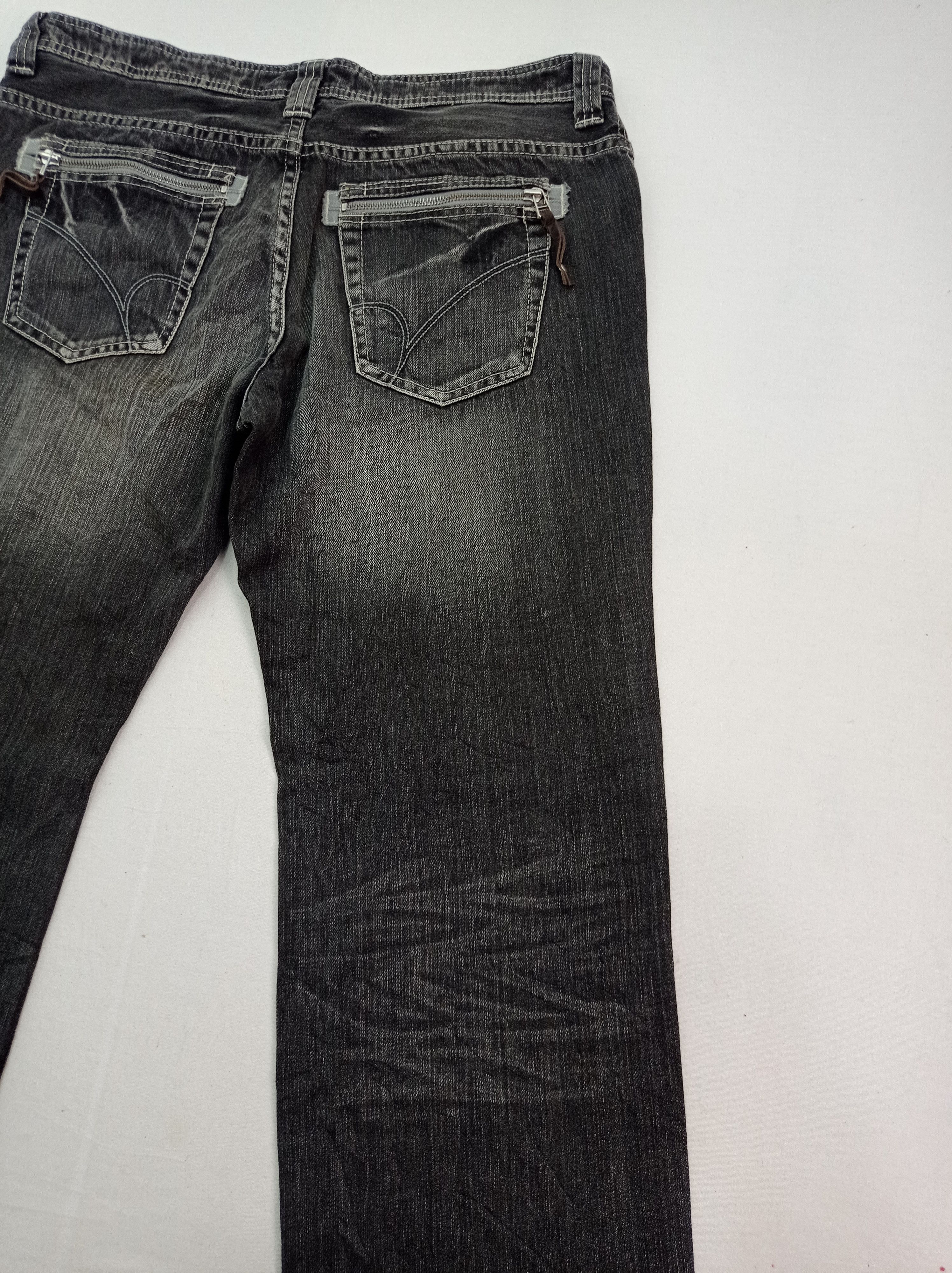 Other Back Number Black Denim Pants Size US 34 / EU 50 - 13 Thumbnail