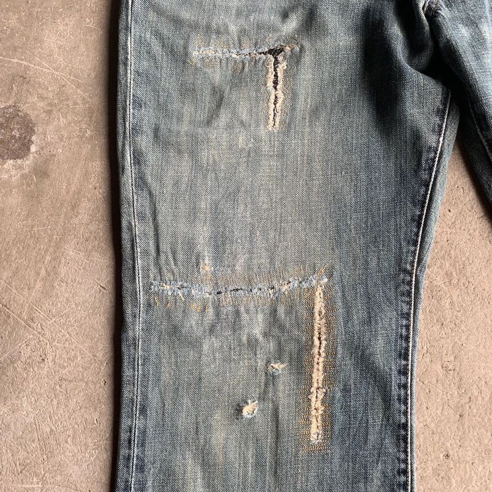 Vintage ‼️ DISTRESSED DENIM Vtg Western Wrangler Jeans Pants Size US 34 / EU 50 - 6 Thumbnail