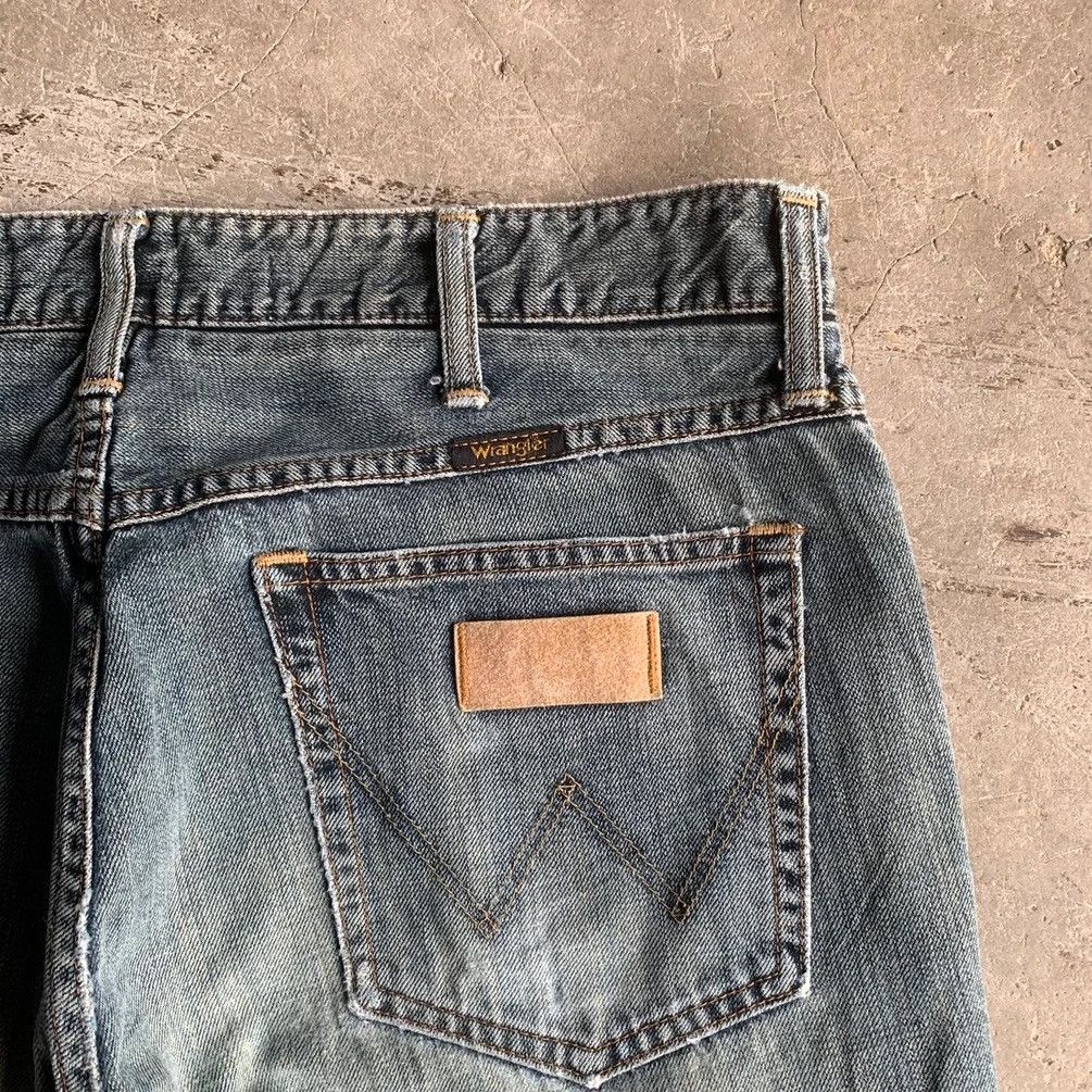 Vintage ‼️ DISTRESSED DENIM Vtg Western Wrangler Jeans Pants Size US 34 / EU 50 - 13 Thumbnail