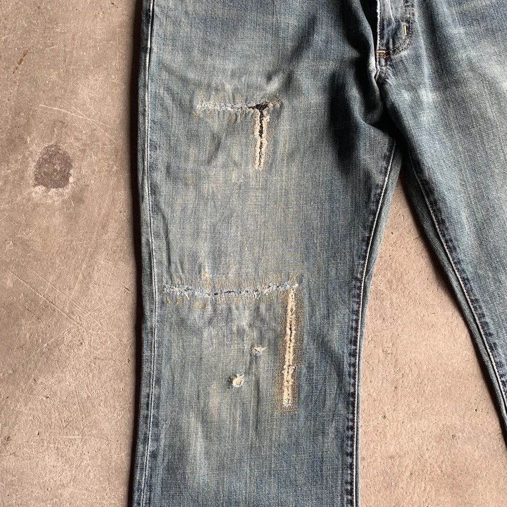 Vintage ‼️ DISTRESSED DENIM Vtg Western Wrangler Jeans Pants Size US 34 / EU 50 - 5 Thumbnail