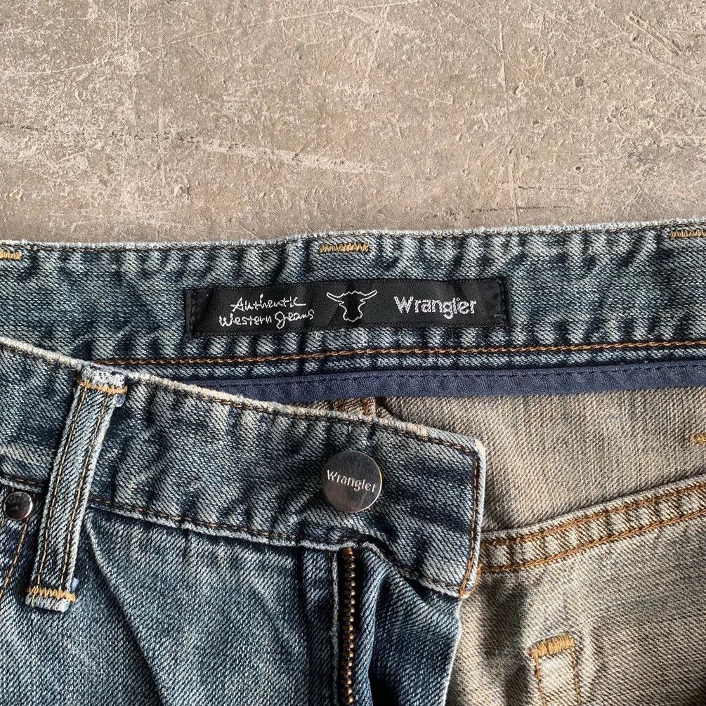 Vintage ‼️ DISTRESSED DENIM Vtg Western Wrangler Jeans Pants Size US 34 / EU 50 - 8 Thumbnail