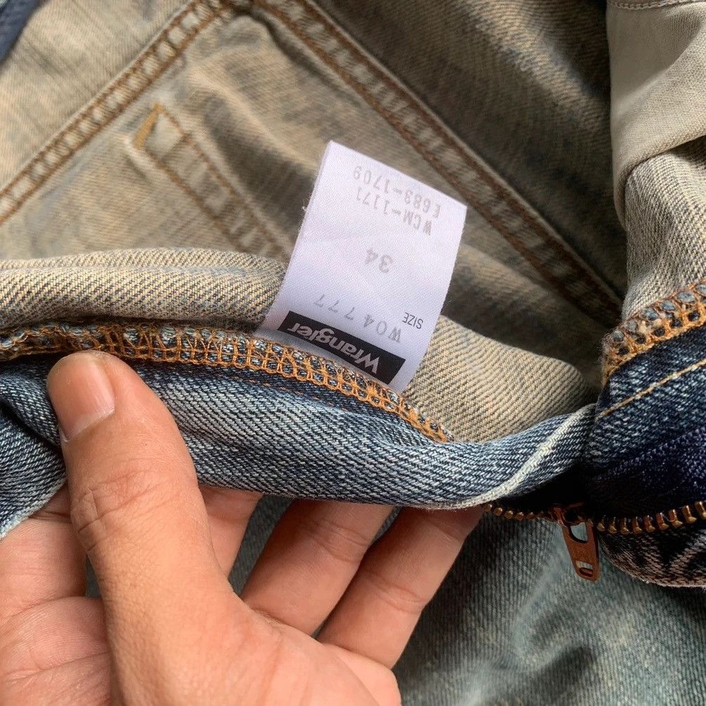 Vintage ‼️ DISTRESSED DENIM Vtg Western Wrangler Jeans Pants Size US 34 / EU 50 - 9 Thumbnail