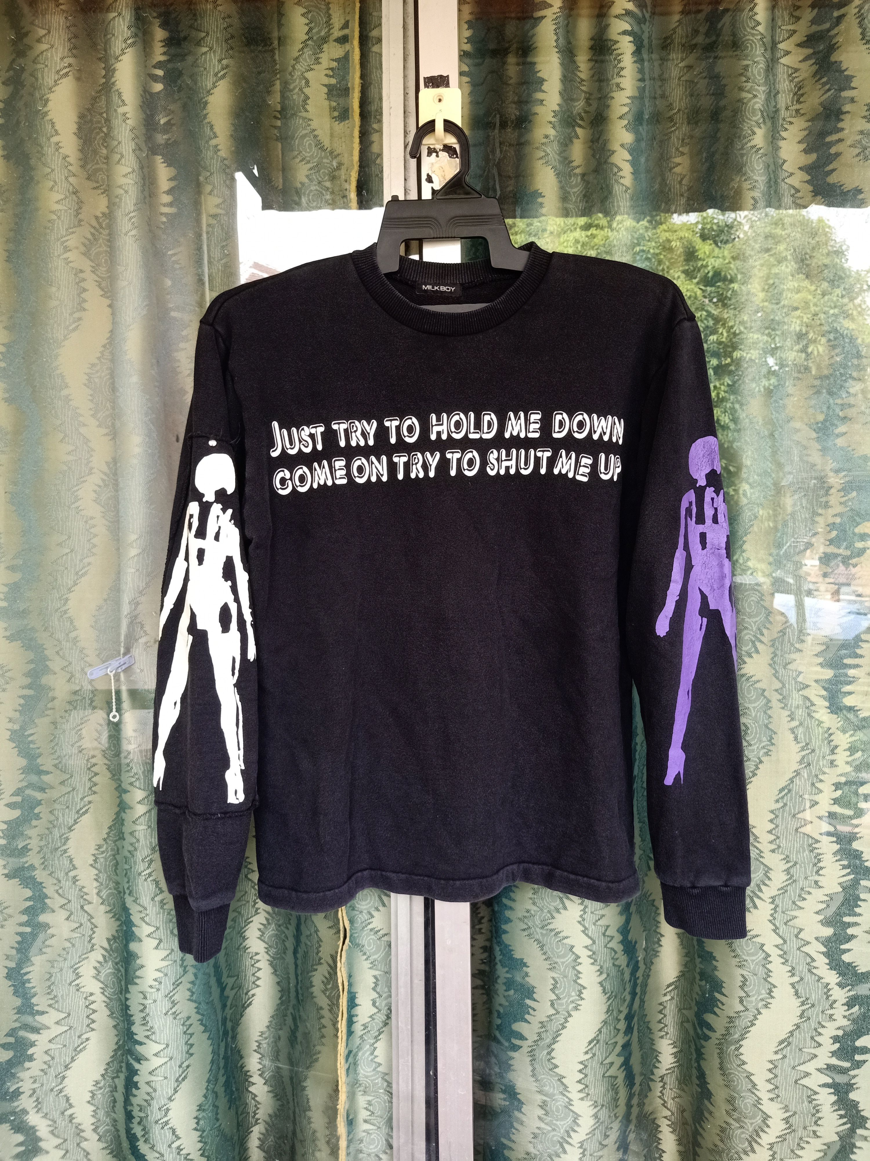 20471120 🔥Last Offer🔥 Rare Vintage Milkboy Anime Punk Jumper Size US M / EU 48-50 / 2 - 2 Thumbnail