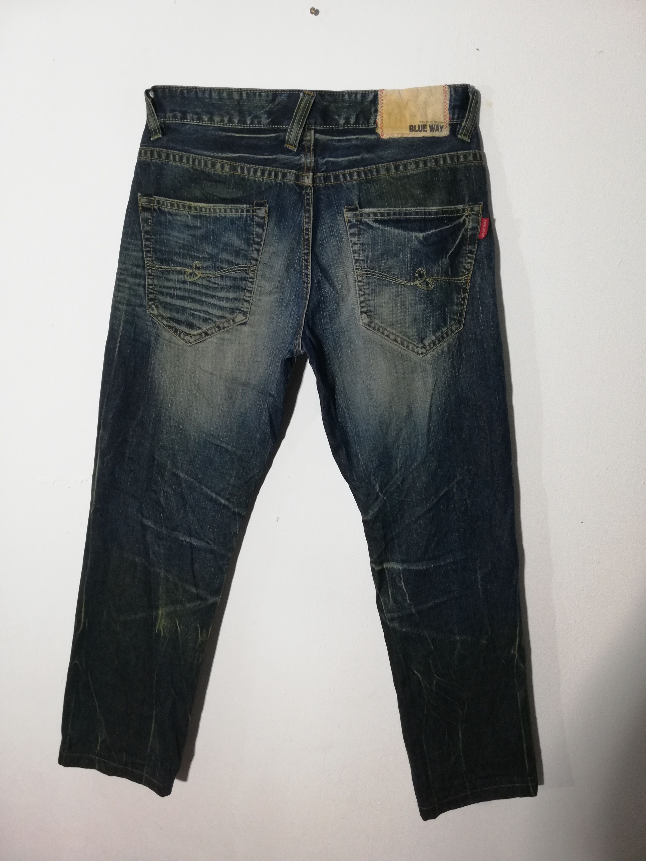 Japanese Brand Blue Way Jeans Size US 31 - 6 Thumbnail