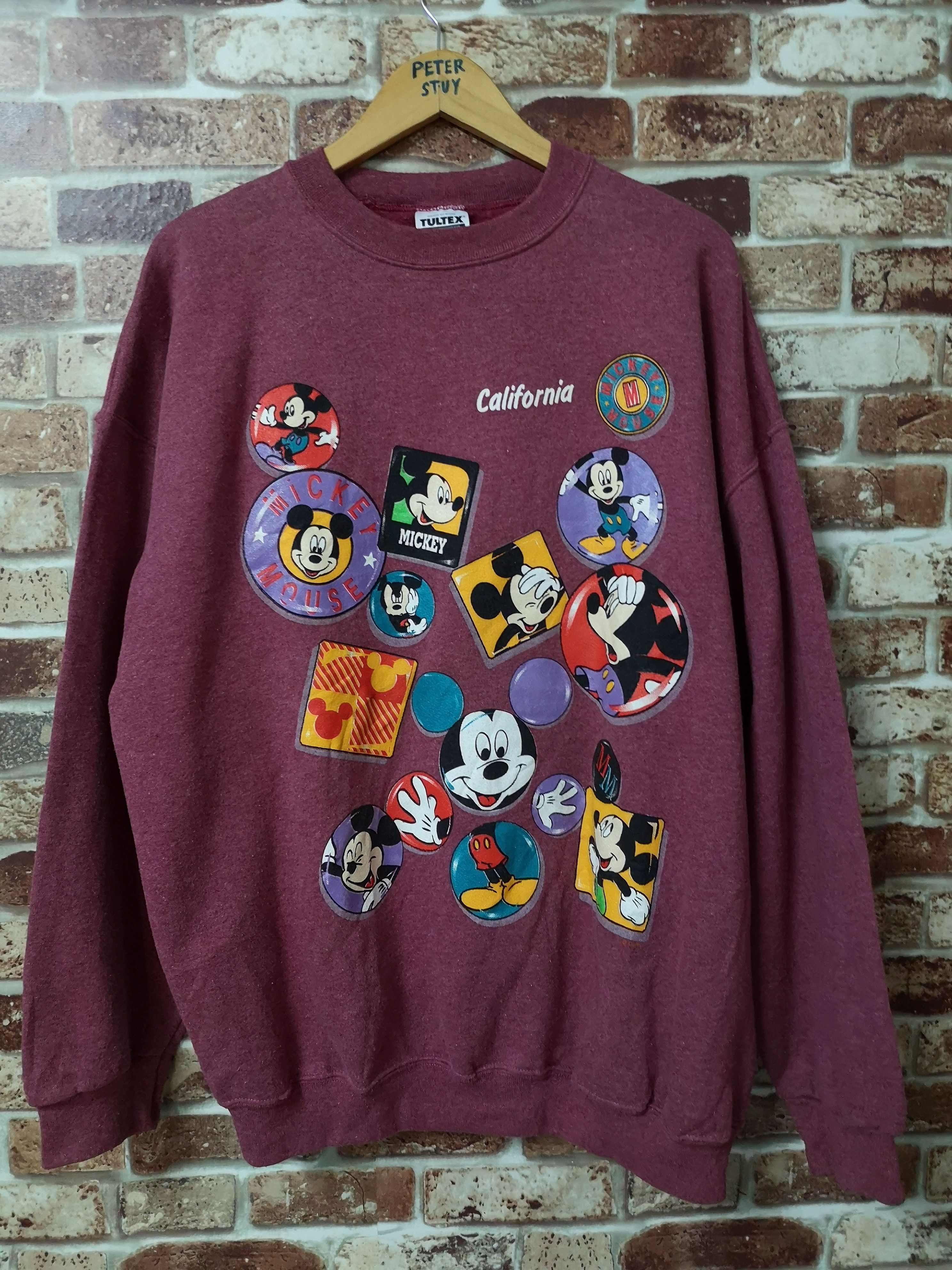 Disney × Mickey Mouse × Vintage 🔥FINAL DROP🔥Vintage Mickey Mouse Sweatshirt Size US XL / EU 56 / 4 - 1 Thumbnail
