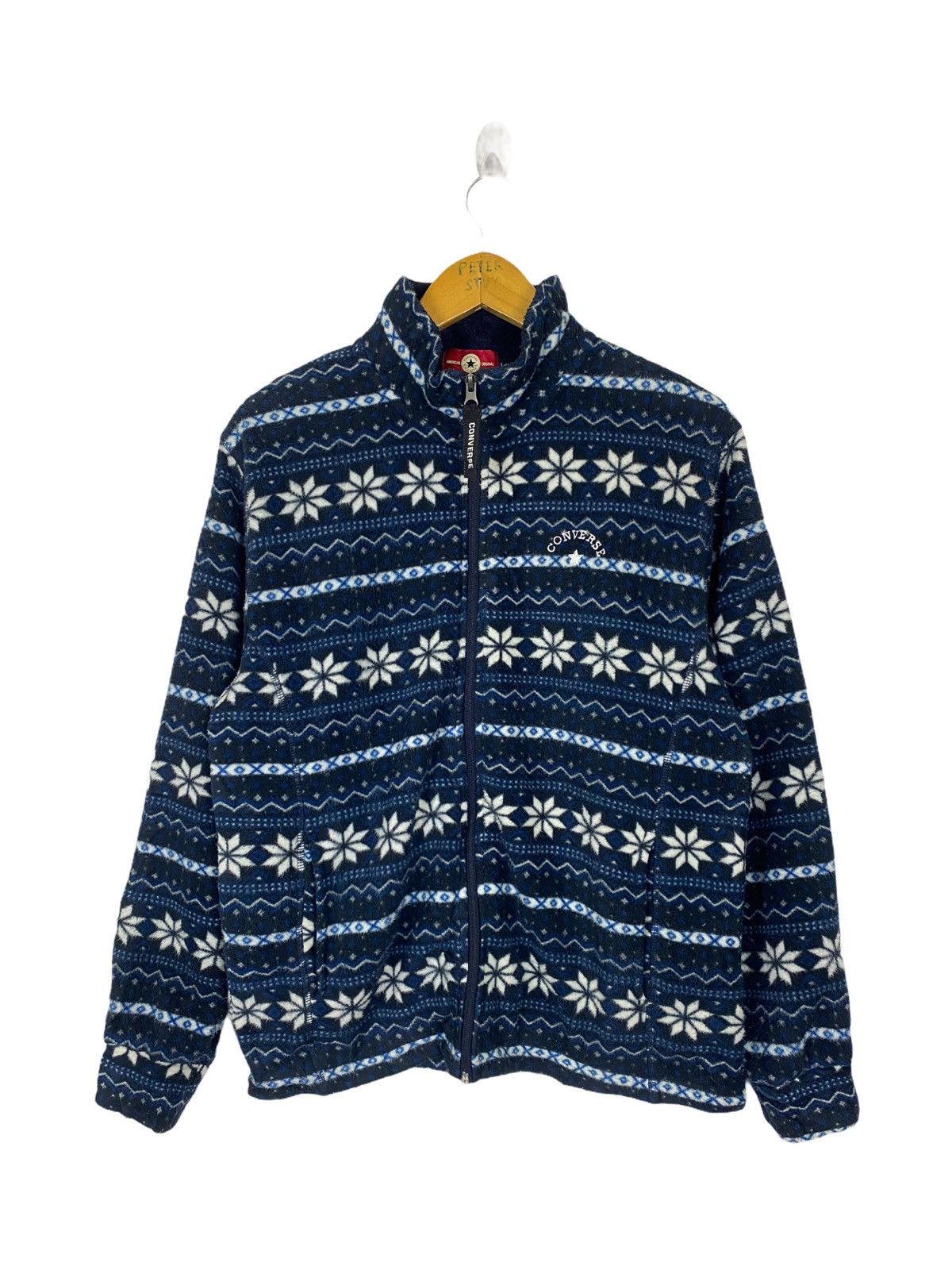 Converse CONVERSE FLEECE SWEATER NICE DESIGN Size US L / EU 52-54 / 3 - 1 Thumbnail