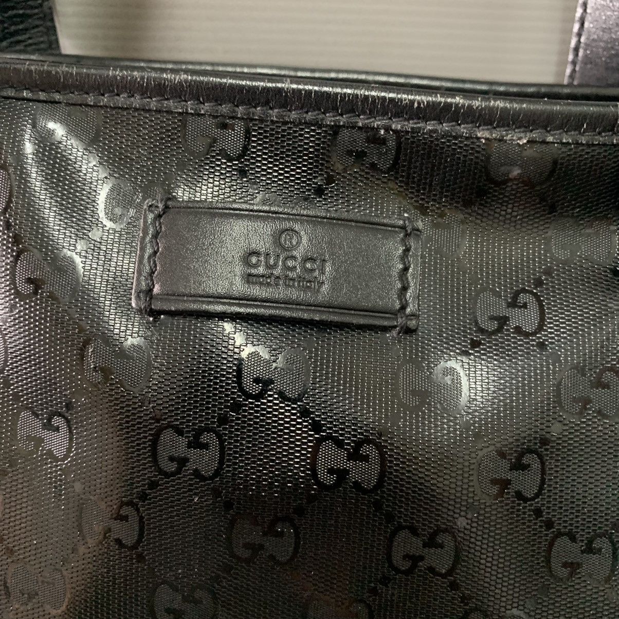 Gucci Gucci Black Monogram Tote Bag Size ONE SIZE - 5 Thumbnail
