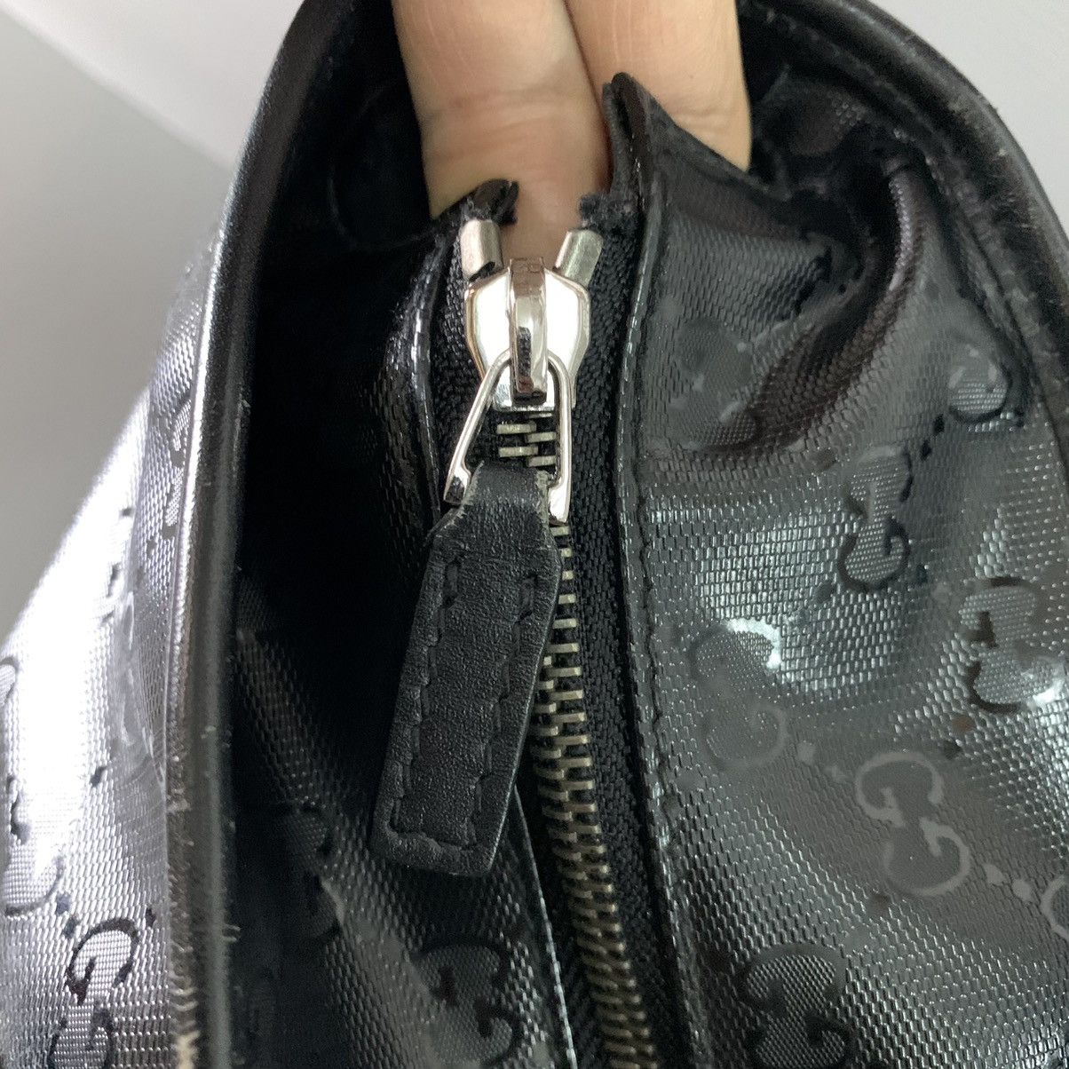 Gucci Gucci Black Monogram Tote Bag Size ONE SIZE - 9 Thumbnail