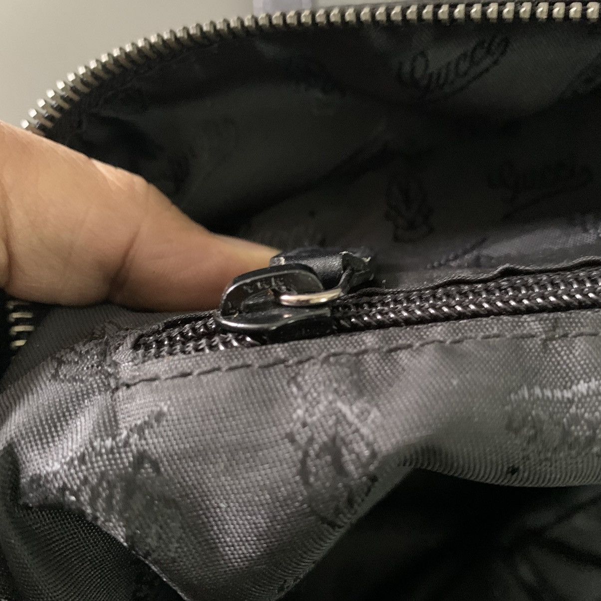 Gucci Gucci Black Monogram Tote Bag Size ONE SIZE - 13 Thumbnail