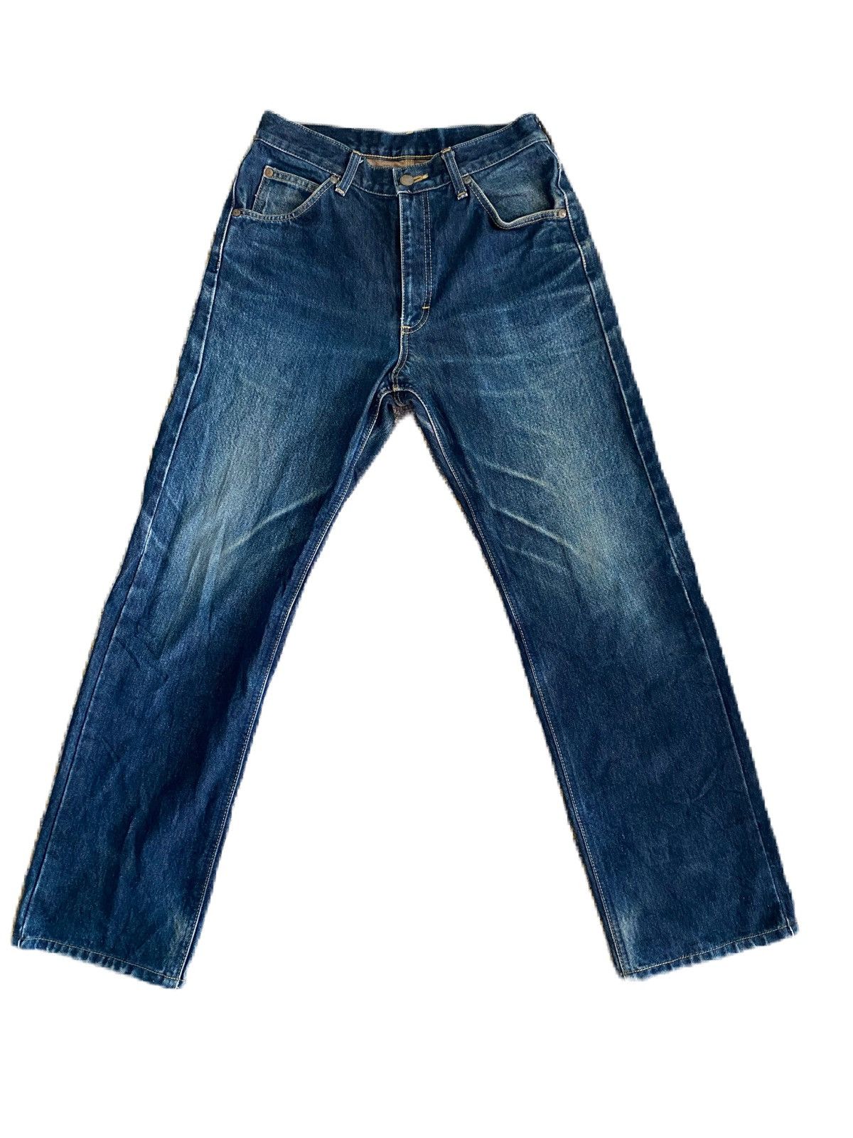 VINTAGE LEE RAIDERS UNION MADE ART DENIM DISTRESS CLASSIC