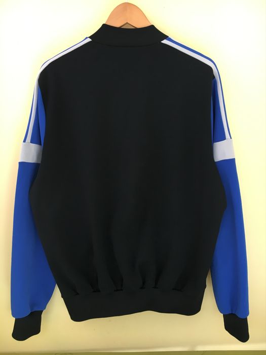 Adidas Adidas vintage 80s blue/black full zip track top jacket. | Grailed