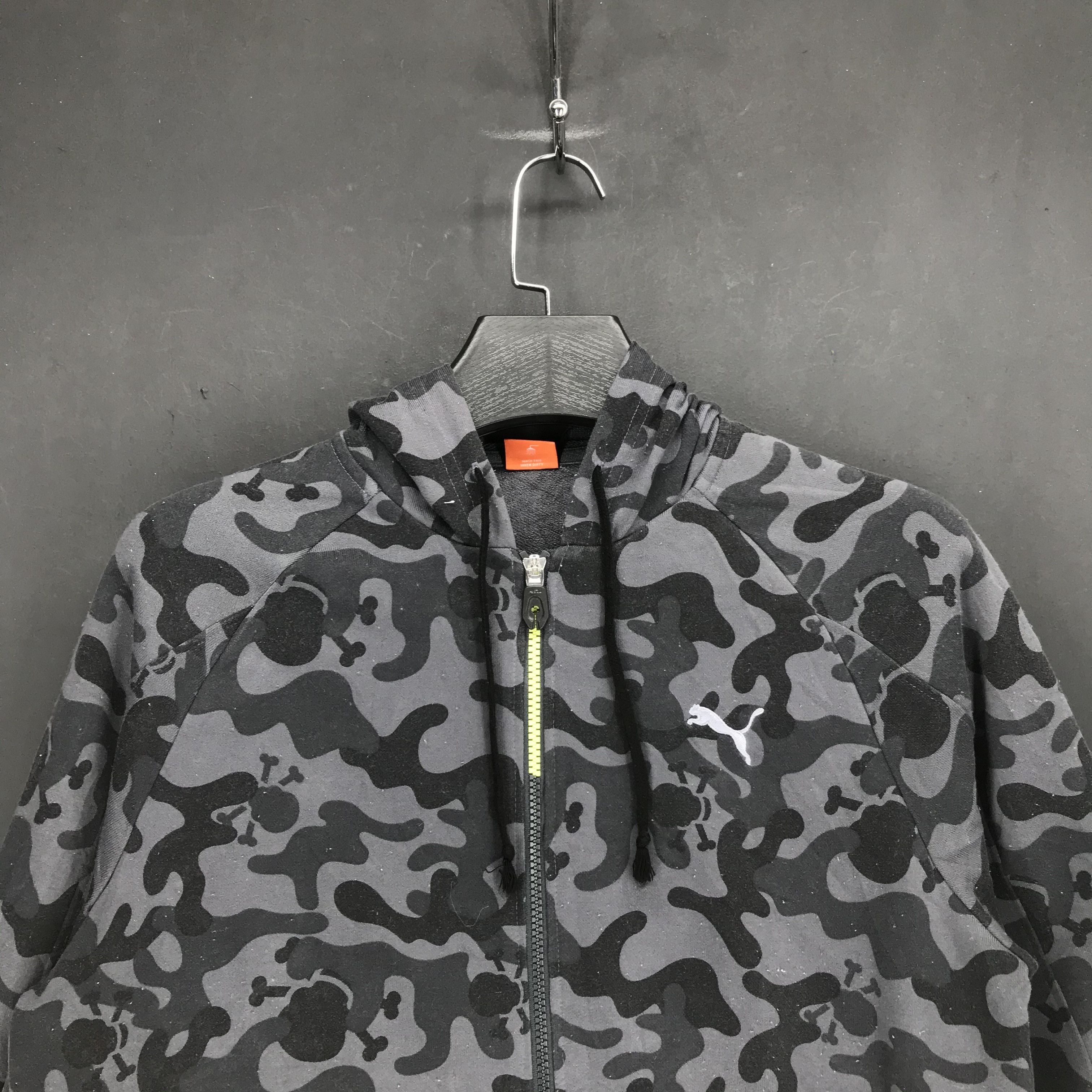 Puma Puma Camo Zipper Hoodie Sweatshirt #1865-73 Size US M / EU 48-50 / 2 - 2 Thumbnail