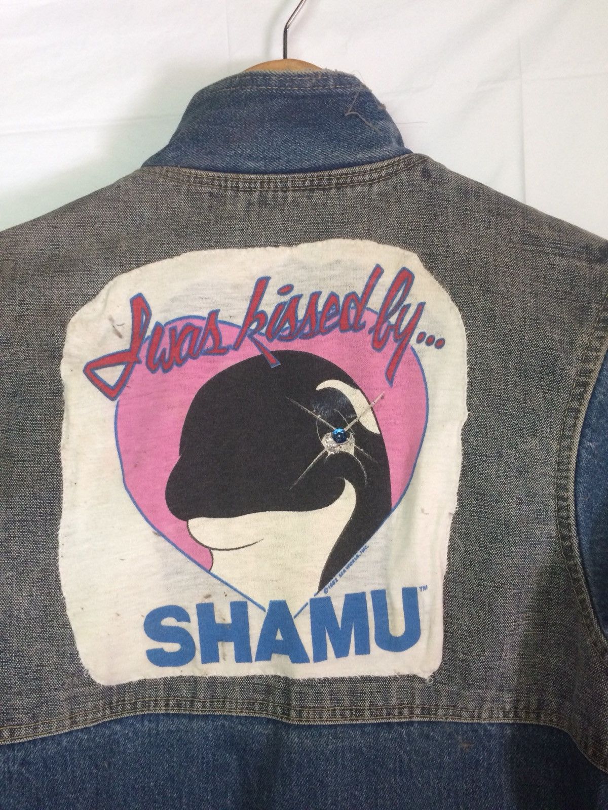 Wrangler Vintage 80s wrangler elxis seaworld denim jacket (17) Size US S / EU 44-46 / 1 - 2 Thumbnail