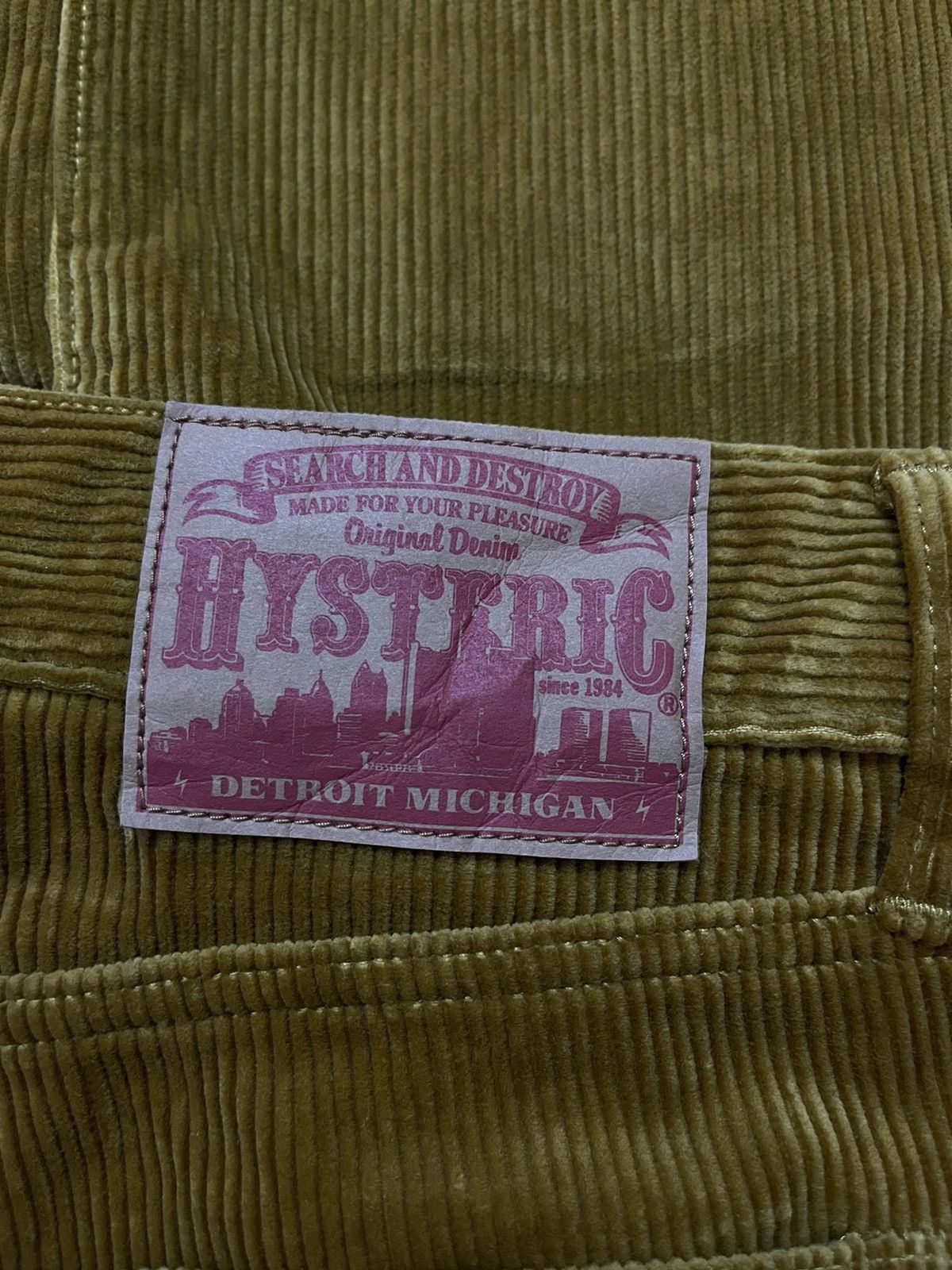Hysteric Glamour × Japanese Brand Hysteric Glamour Search And Destroy Corduroy Denim Pants Size US 29 - 3 Thumbnail