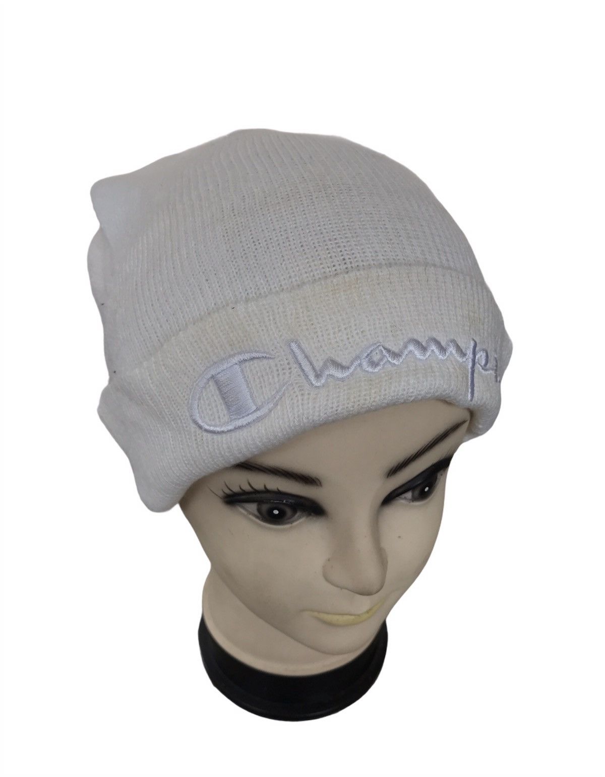 Champion Vintage Champion Beanie Hat Size ONE SIZE - 1 Thumbnail