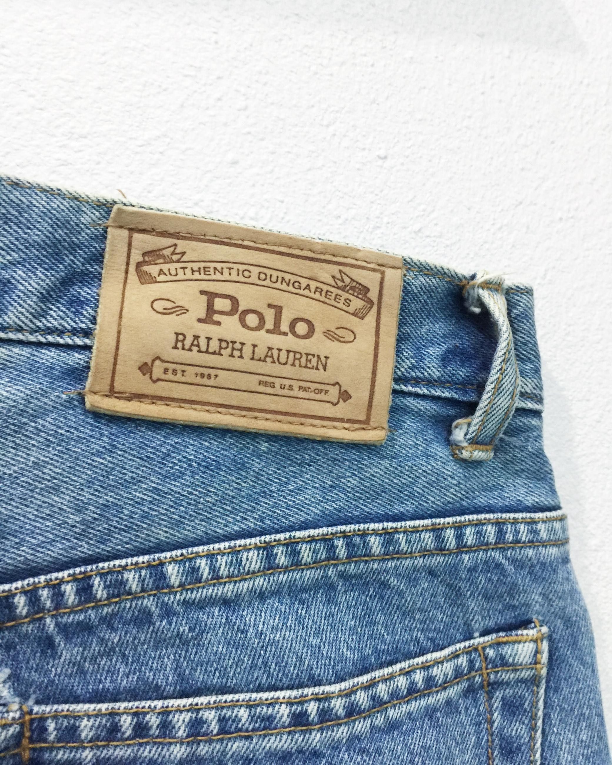 Polo Ralph Lauren Rare Vintage Polo Ralph Lauren Denim Jeans Size US 28 / EU 44 - 8 Thumbnail