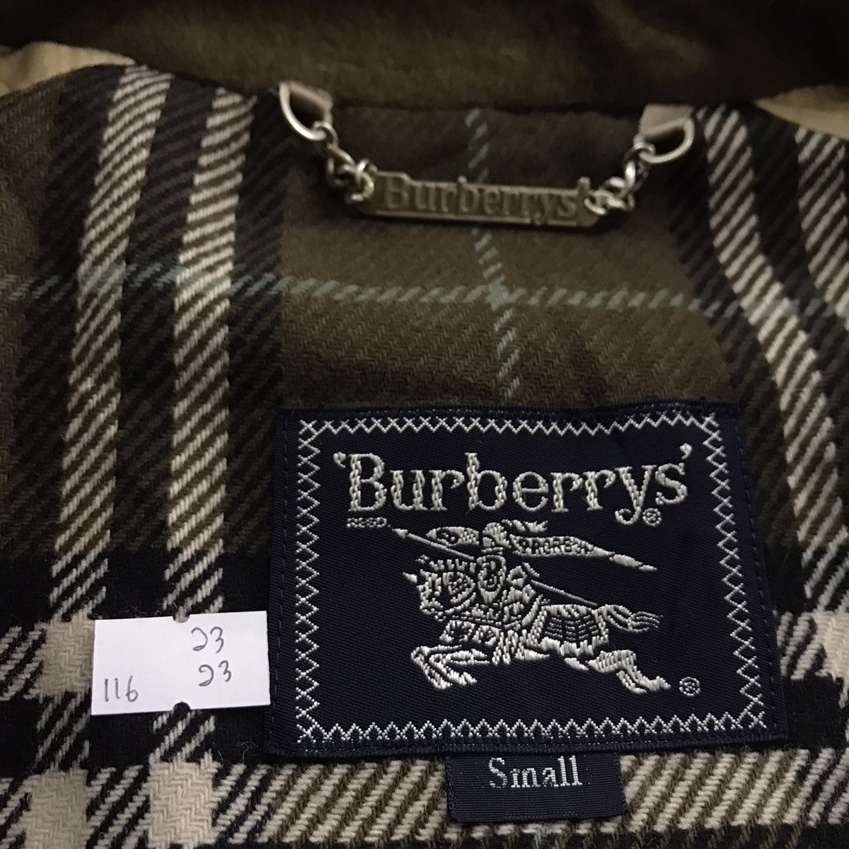 Burberry × Vintage VINTAGE BURBERRY WOOL BOMBER JACKET Size US S / EU 44-46 / 1 - 9 Thumbnail