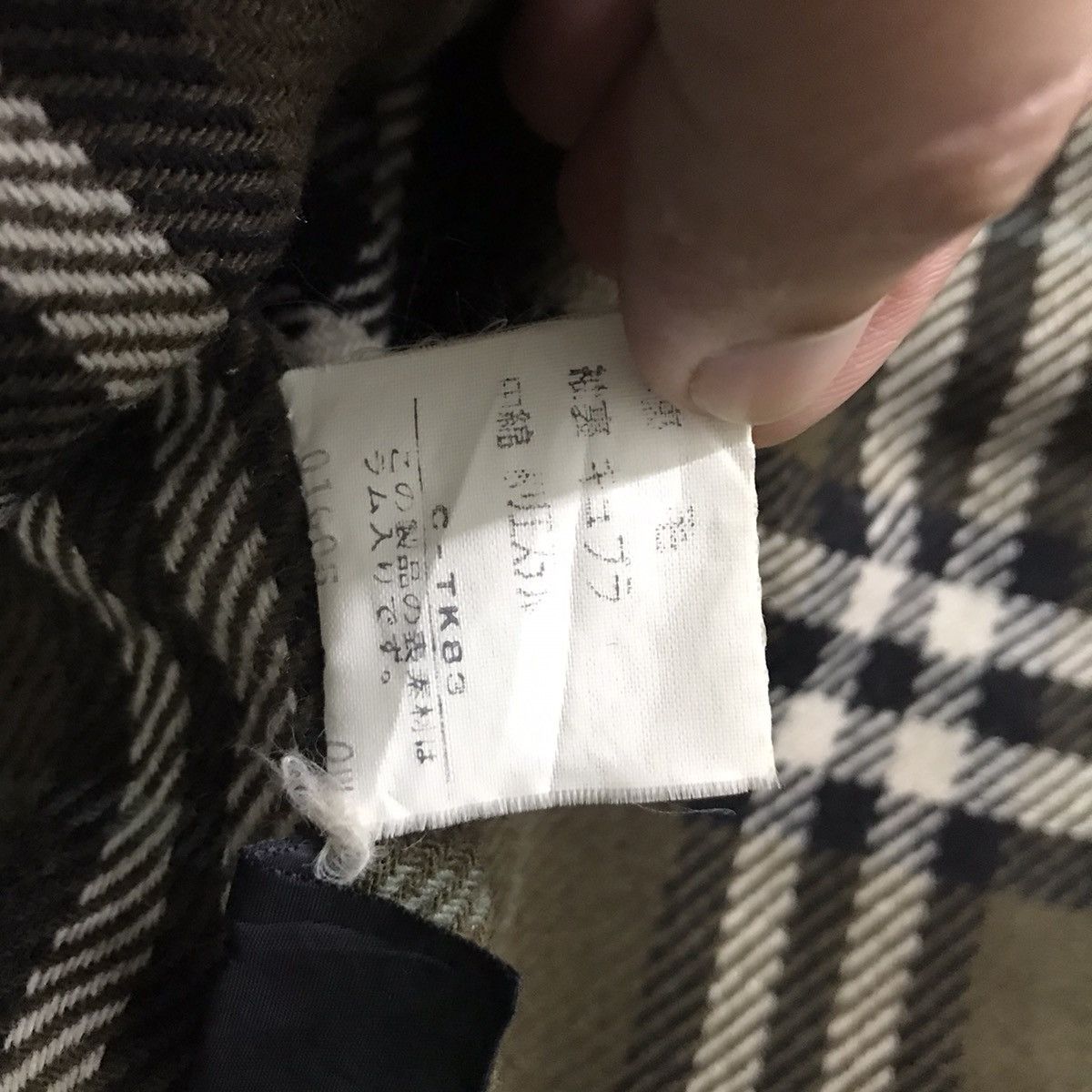 Burberry × Vintage VINTAGE BURBERRY WOOL BOMBER JACKET Size US S / EU 44-46 / 1 - 11 Thumbnail