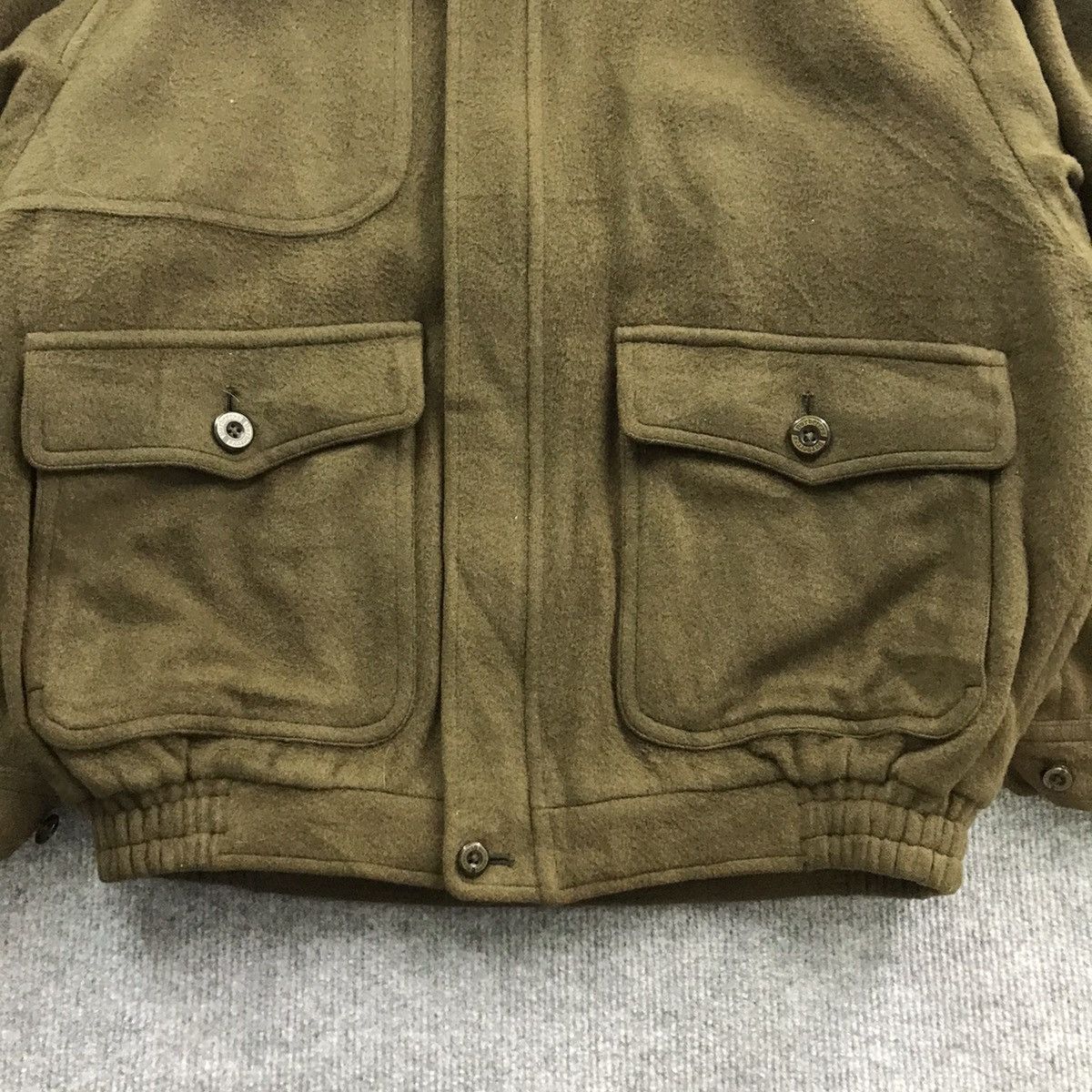 Burberry × Vintage VINTAGE BURBERRY WOOL BOMBER JACKET Size US S / EU 44-46 / 1 - 4 Thumbnail