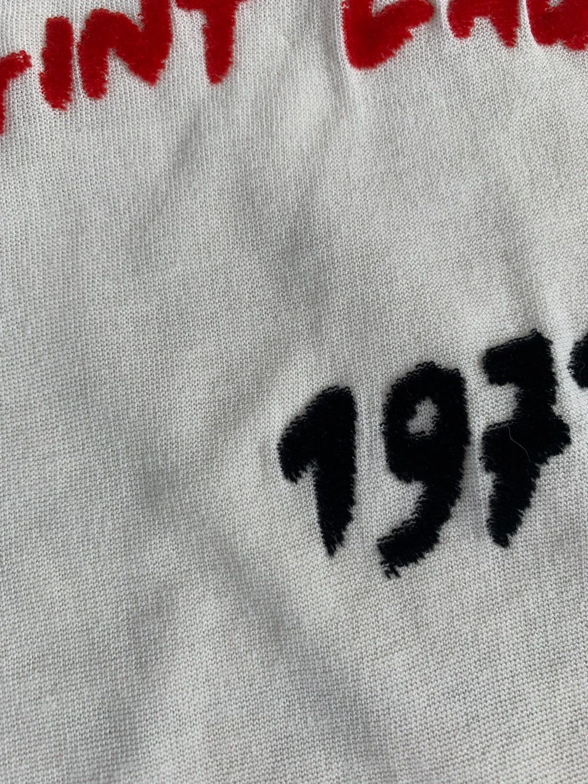Saint Laurent Paris o1rshd1 Q:2 / “1971” Logo Tee in Ivory Size US XS / EU 42 / 0 - 11 Thumbnail
