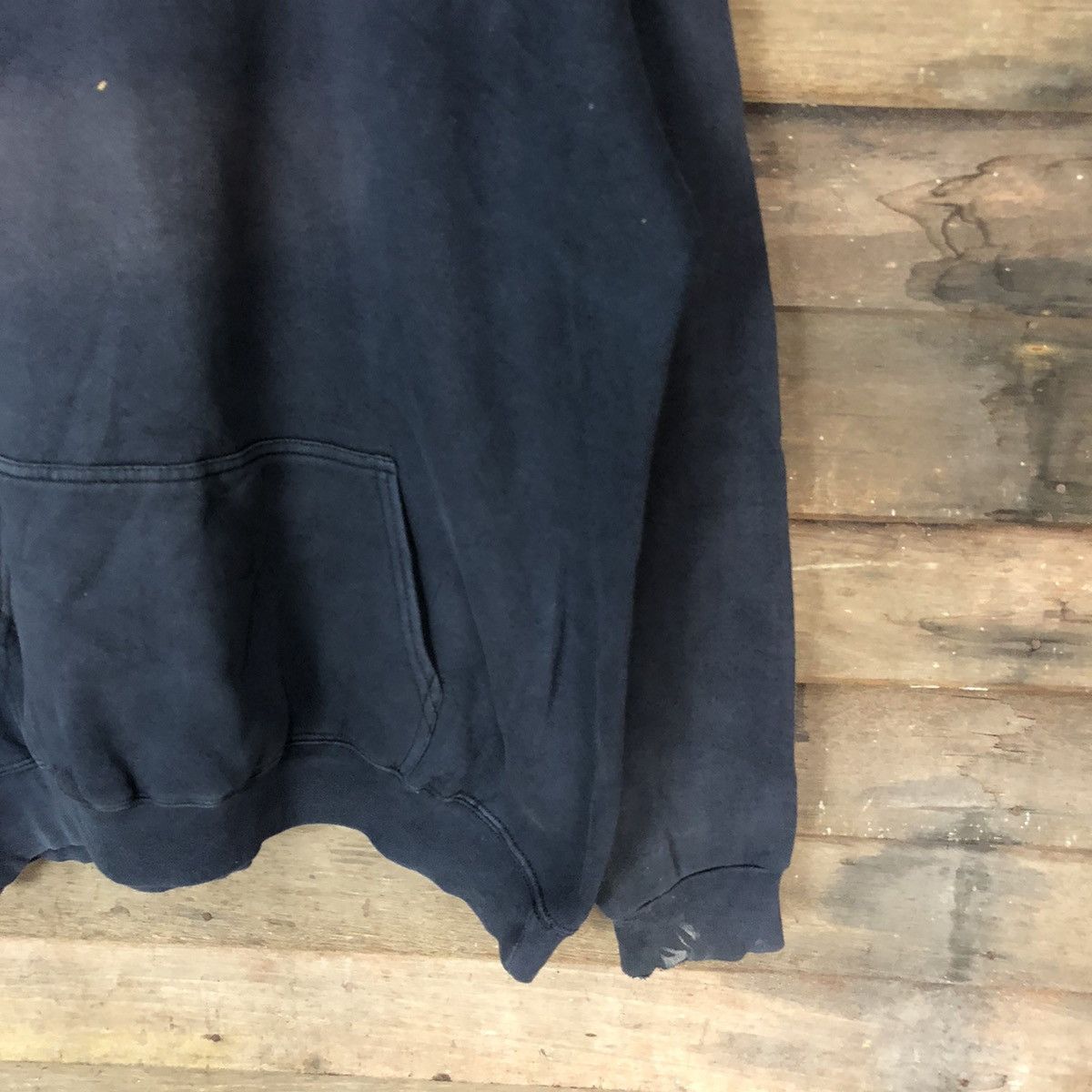 Droors DL Droos Dark Blue faded Hoodie #019B Size US XL / EU 56 / 4 - 5 Thumbnail