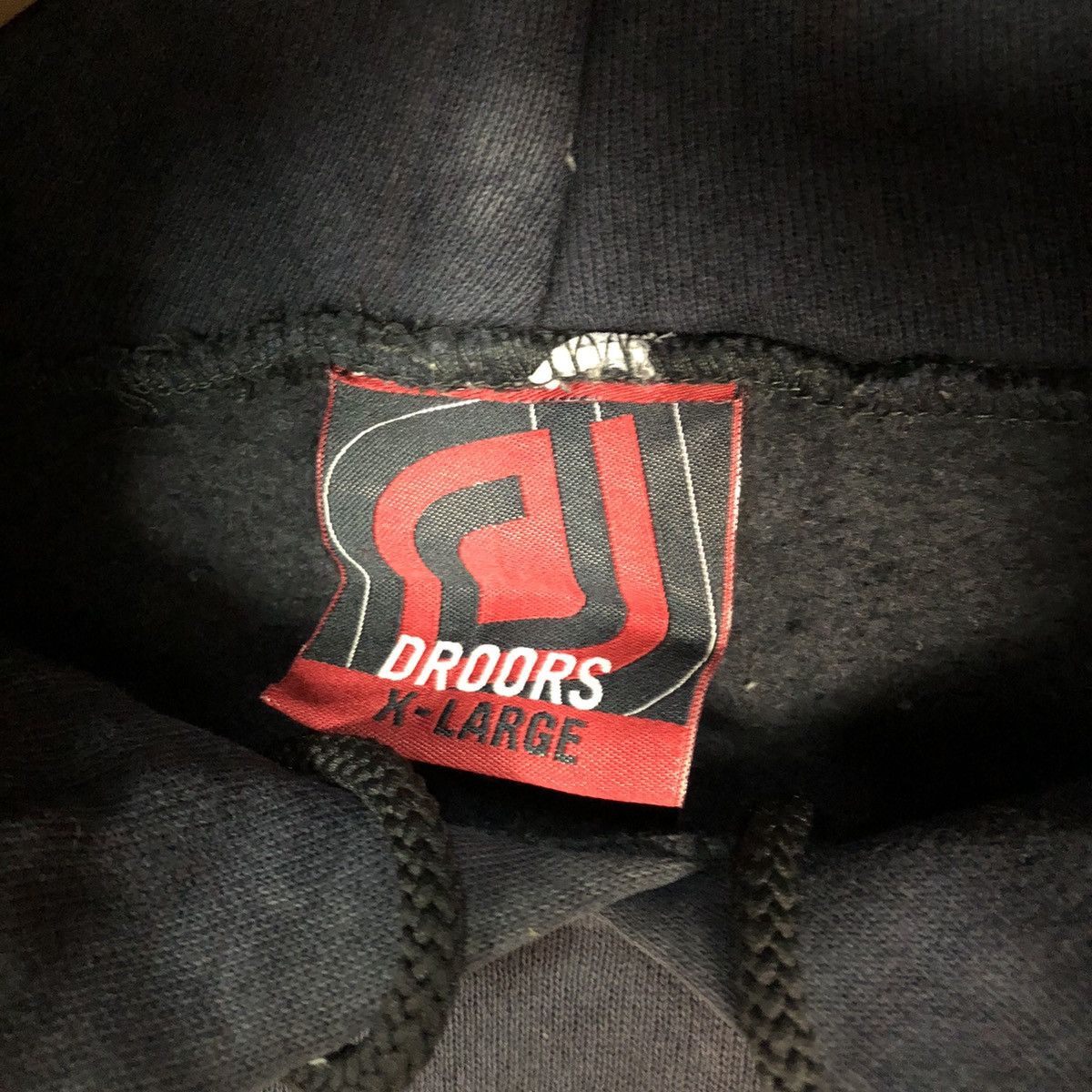Droors DL Droos Dark Blue faded Hoodie #019B Size US XL / EU 56 / 4 - 8 Thumbnail
